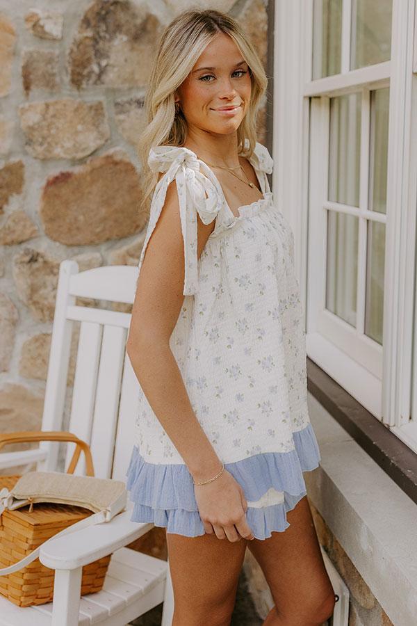 Playful Smile Floral Top Product Image