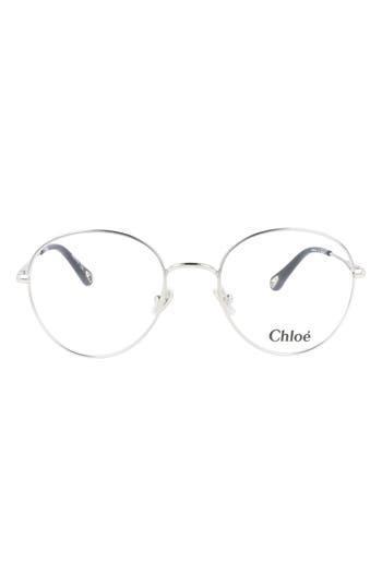 CHLOÉ Round-frame Metal Optical Frames In Multi Product Image