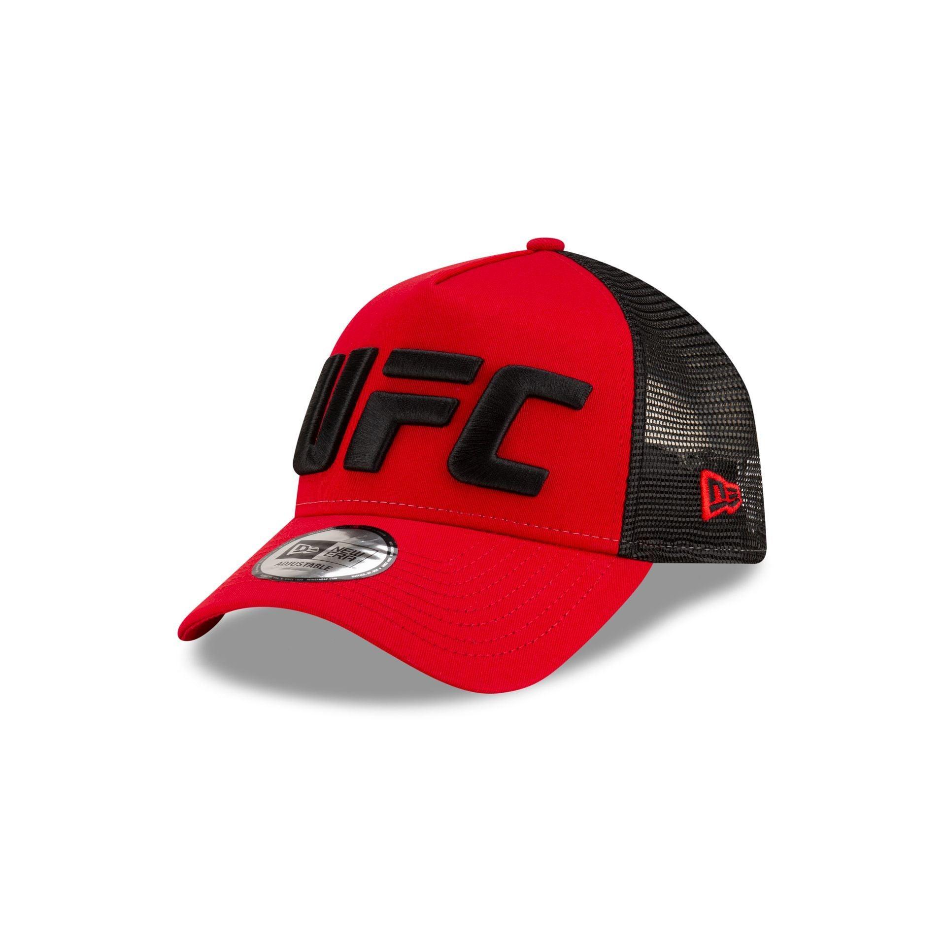 UFC Holiday Red 9FORTY A-Frame Trucker Hat Male Product Image