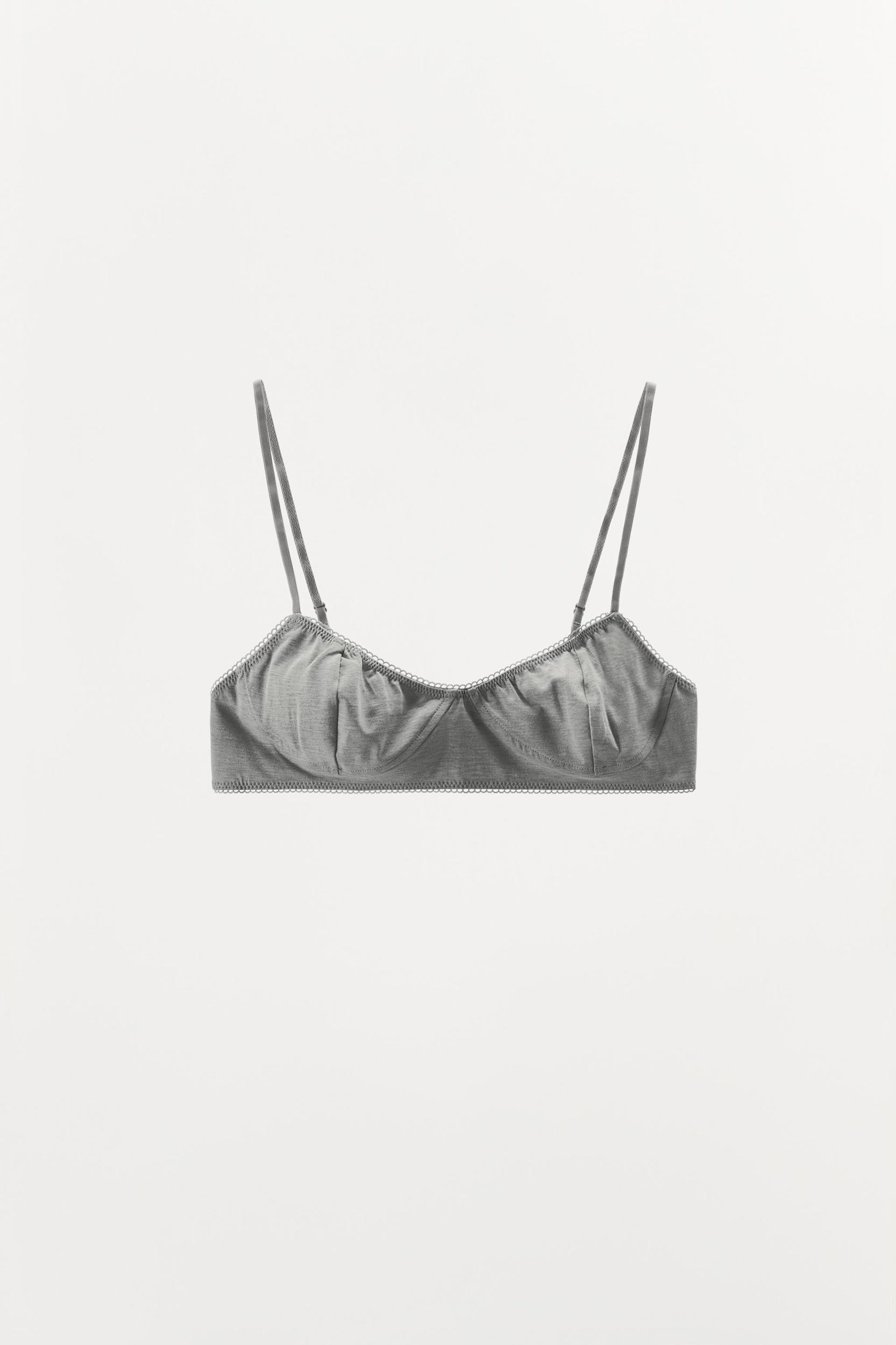 SCALLOPED MODAL BRALETTE Product Image