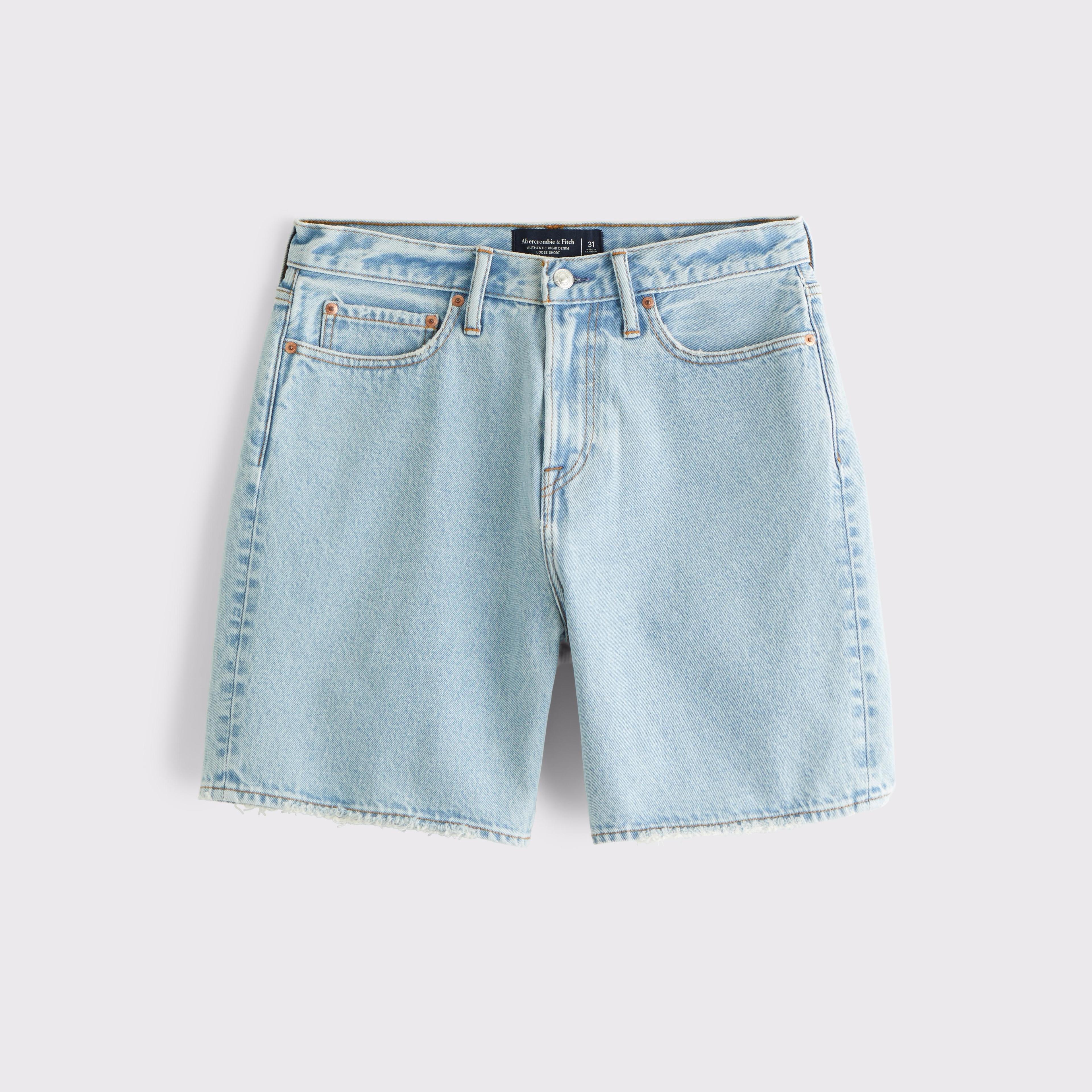 Loose Denim Short Product Image