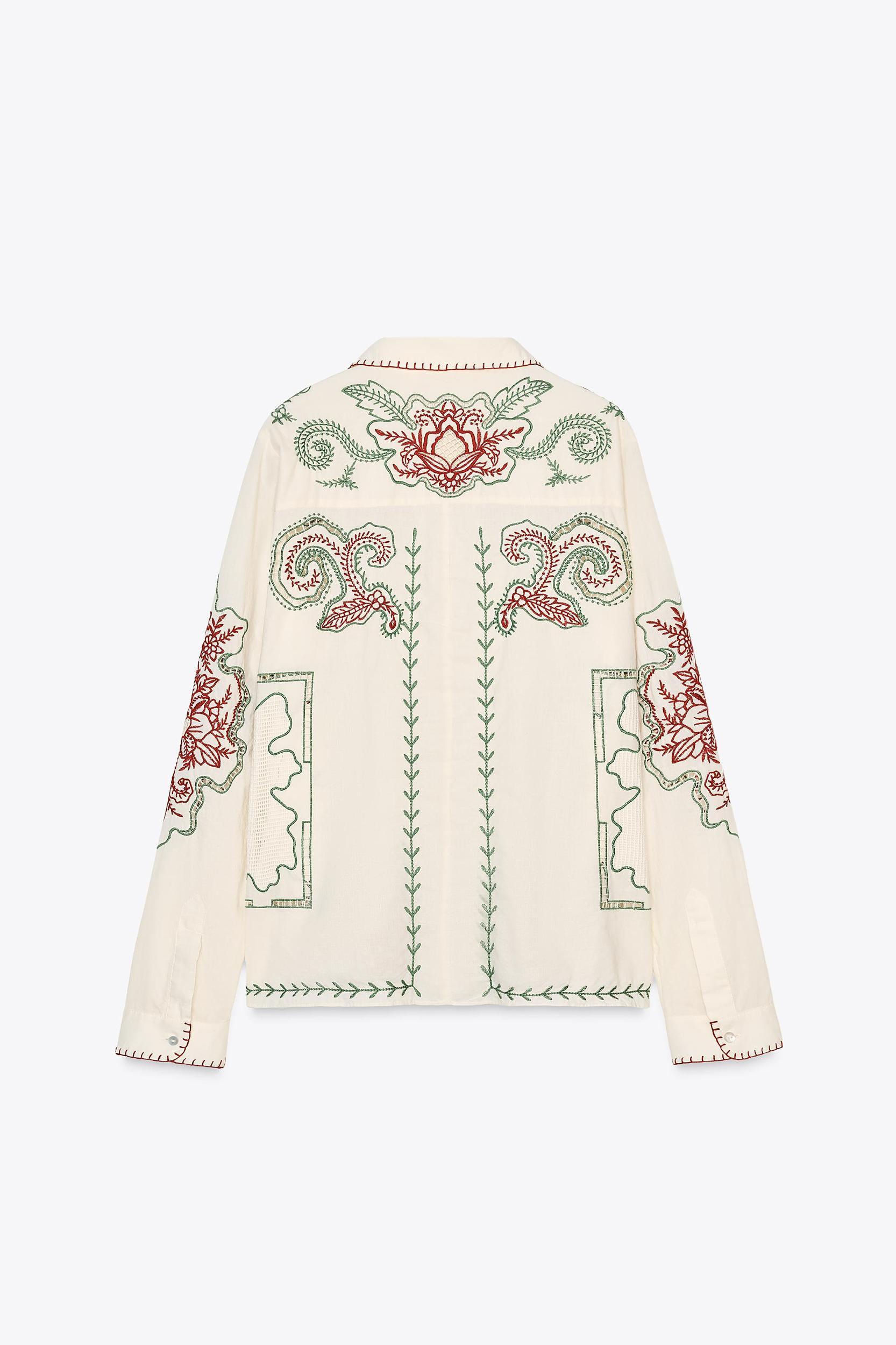 ZW COLLECTION EMBROIDERED SHIRT Product Image