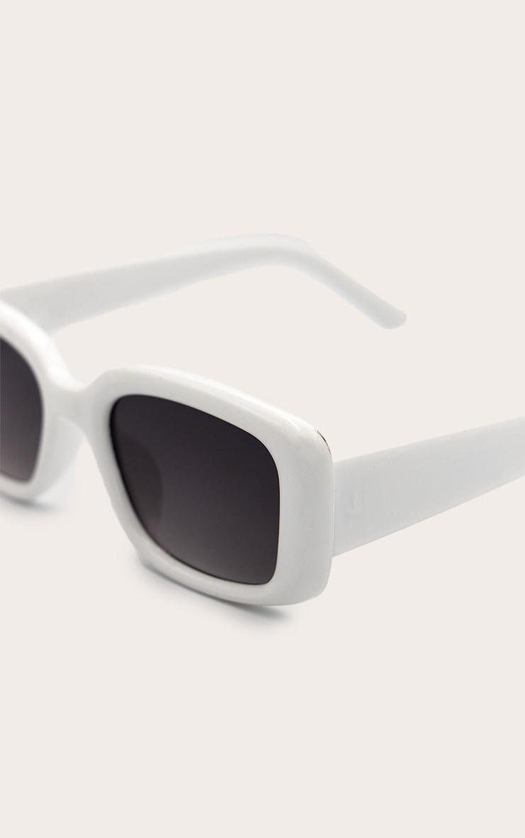 White Square Sunglasses Product Image