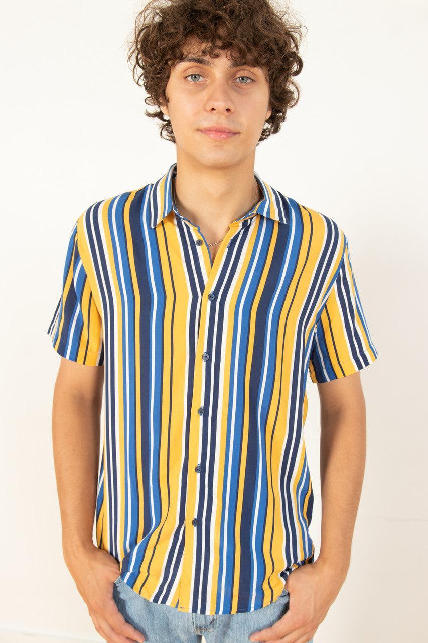 Sunny Stripes Button Up Shirt Product Image