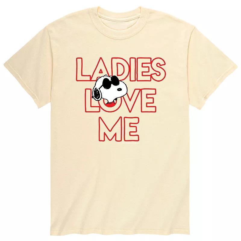 Men's Peanuts Ladies Love Tee, Size: Small, White Product Image