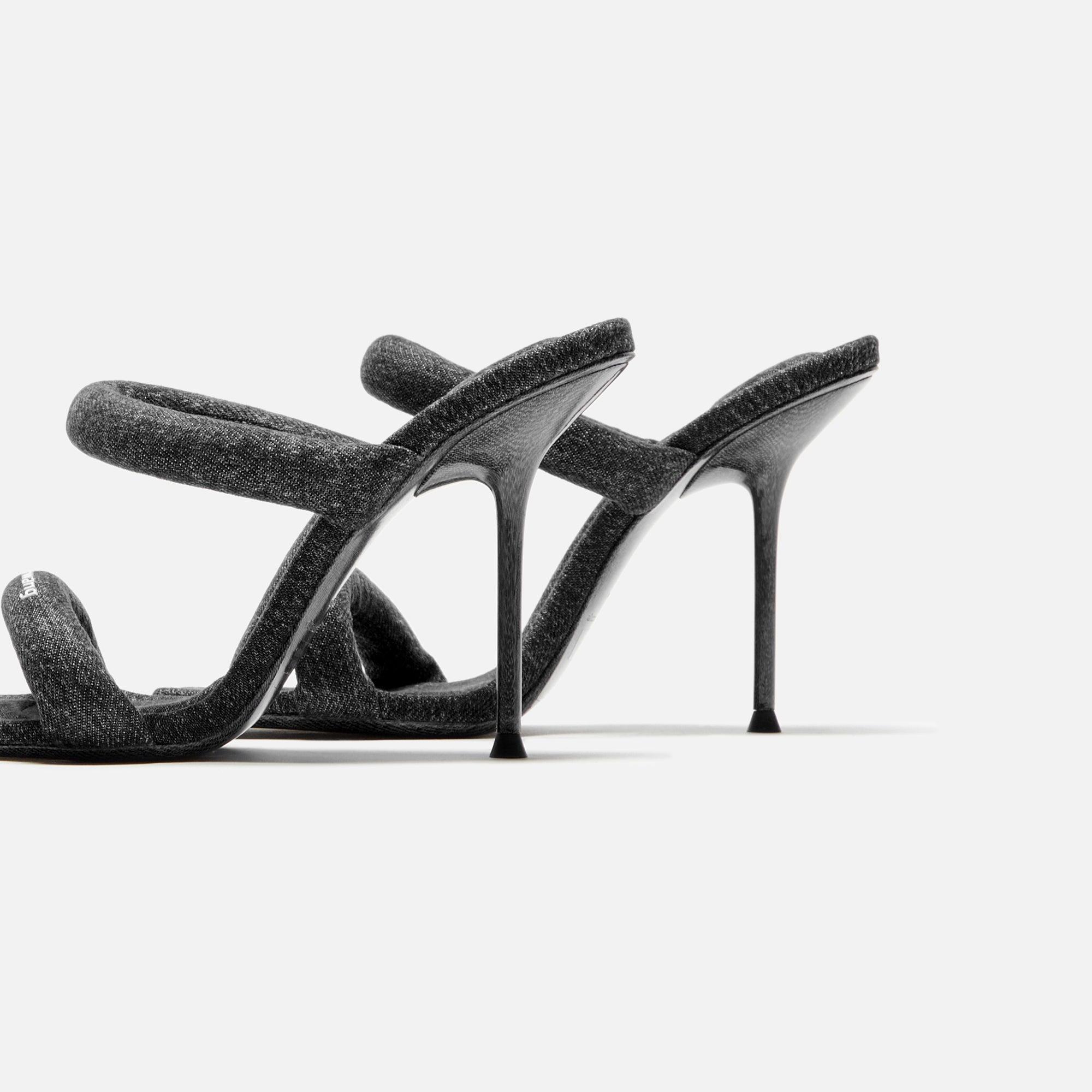 Alexander Wang Julie Tubular Sandal - Grey Aged Denim Female Product Image