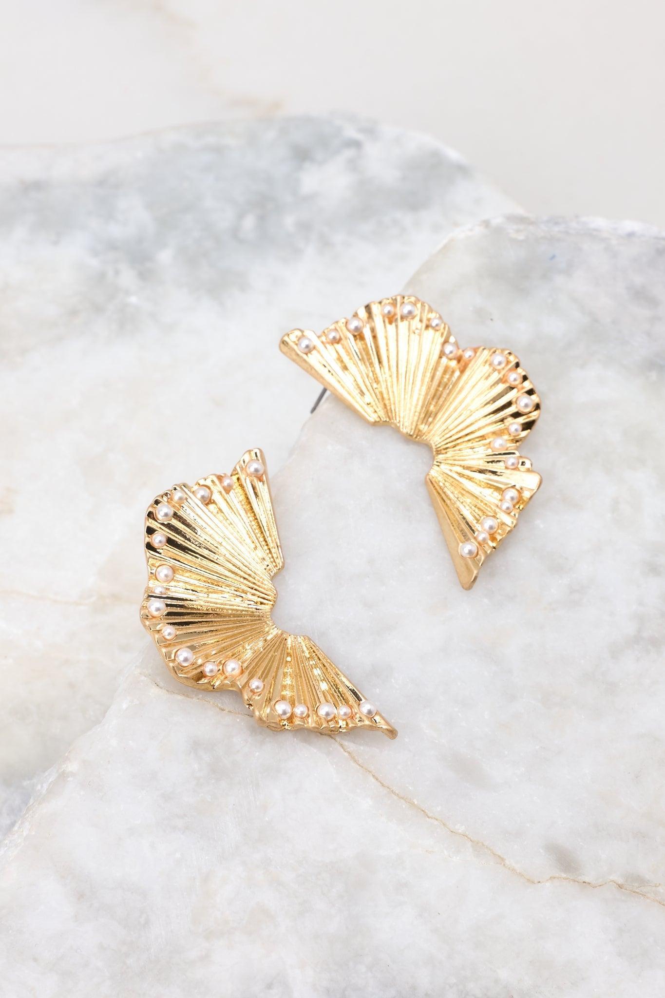 My Inner Goddess Gold Earrings Product Image