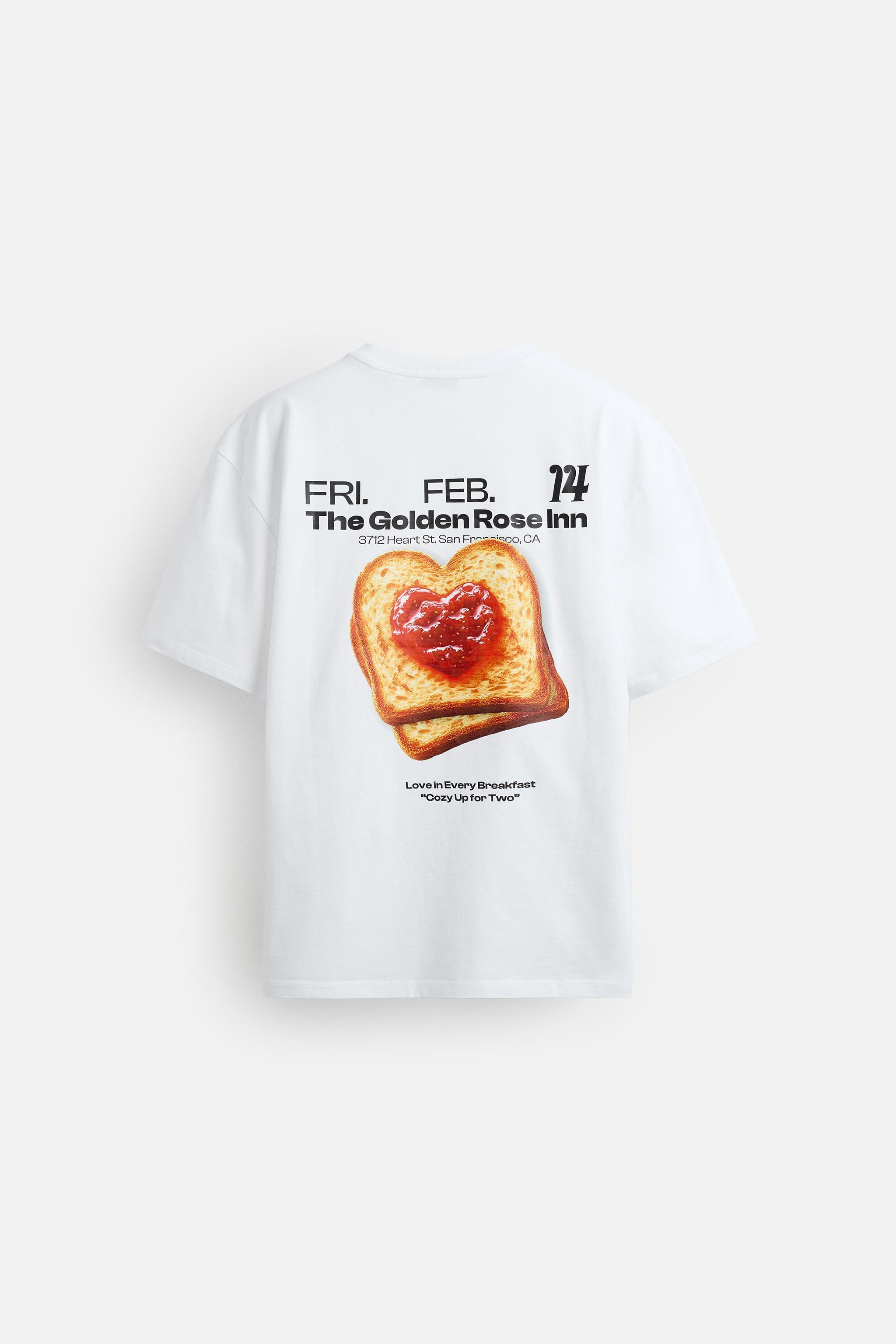 LIMITED EDITION TOAST PRINT T-SHIRT Product Image