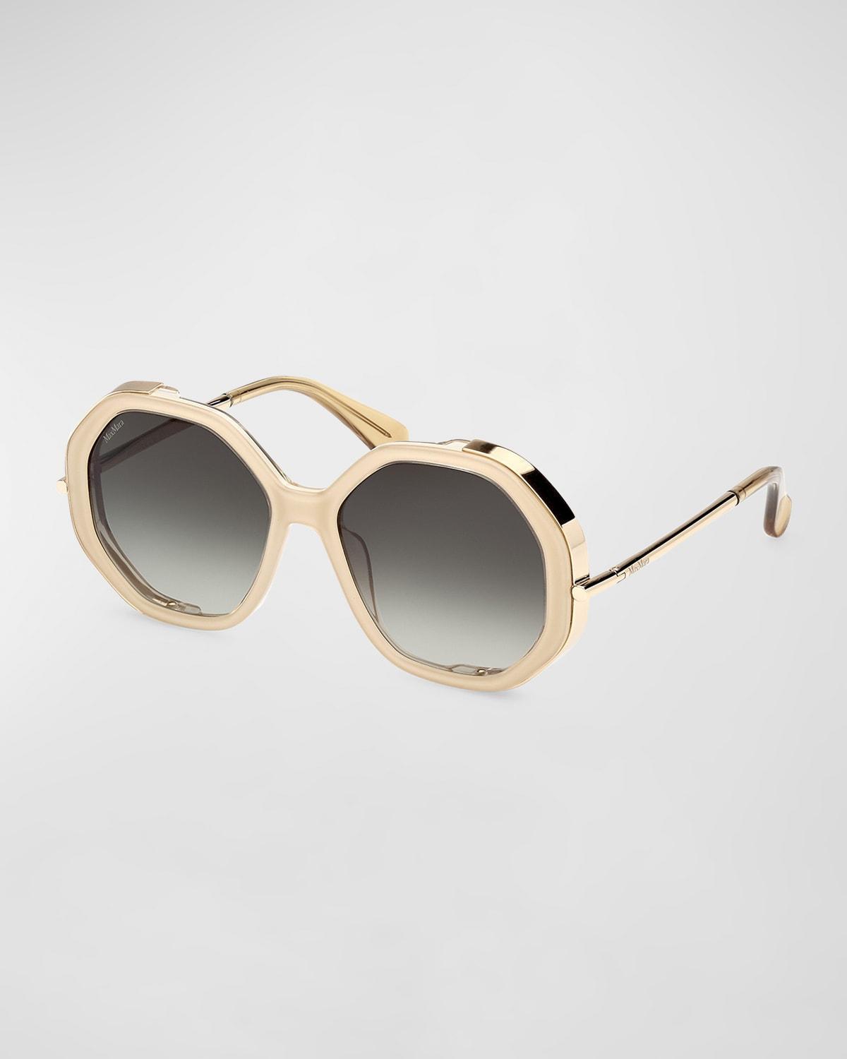 Womens 55MM Geometric Sunglasses Product Image