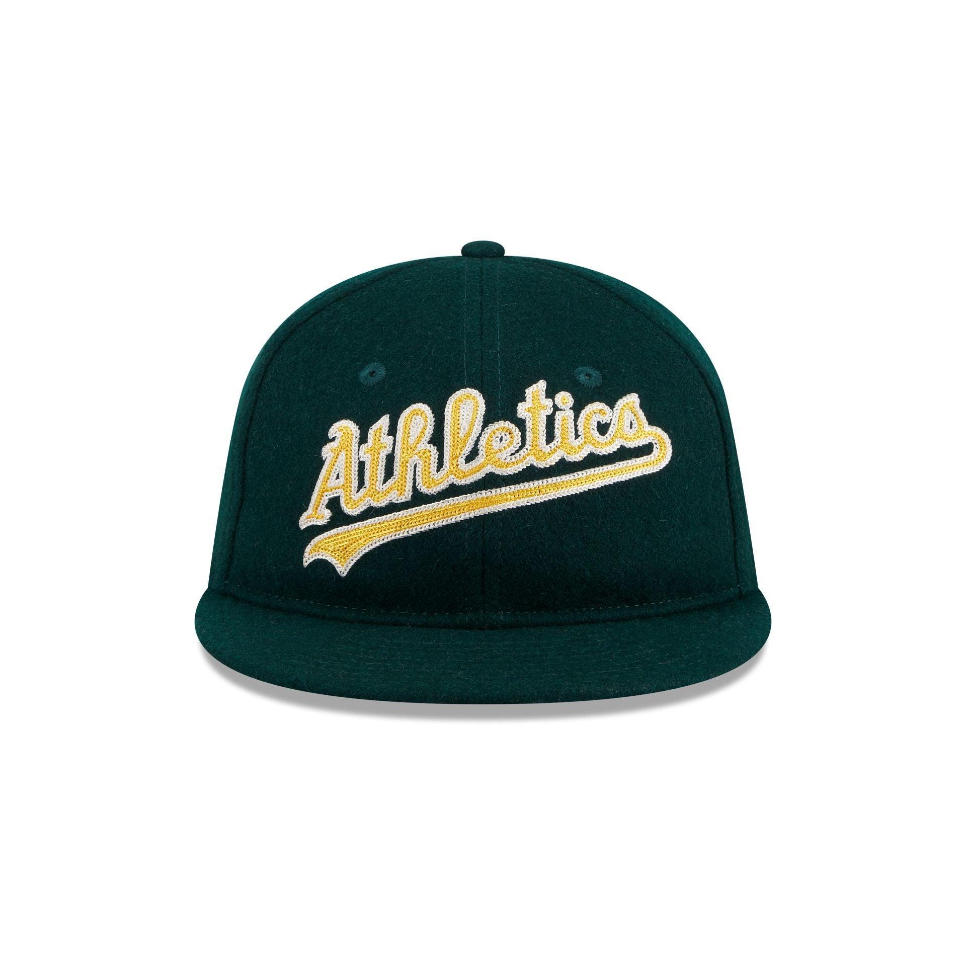 Oakland Athletics Melton Wool Retro Crown 9FIFTY Adjustable Hat Male Product Image