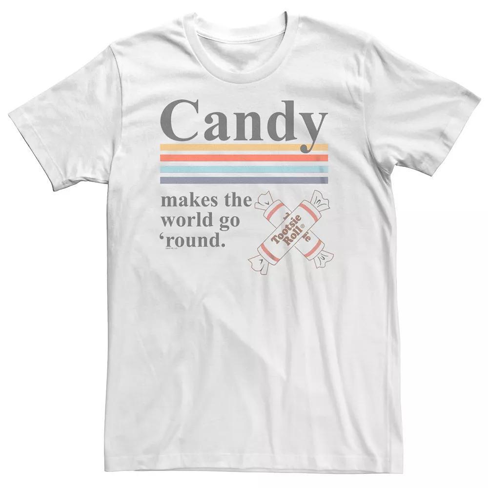 Big & Tall Tootsie Roll Makes World Go Round Tee, Men's,  Product Image