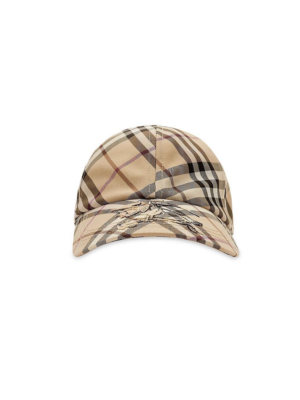 Womens EKD Check Baseball Cap Product Image