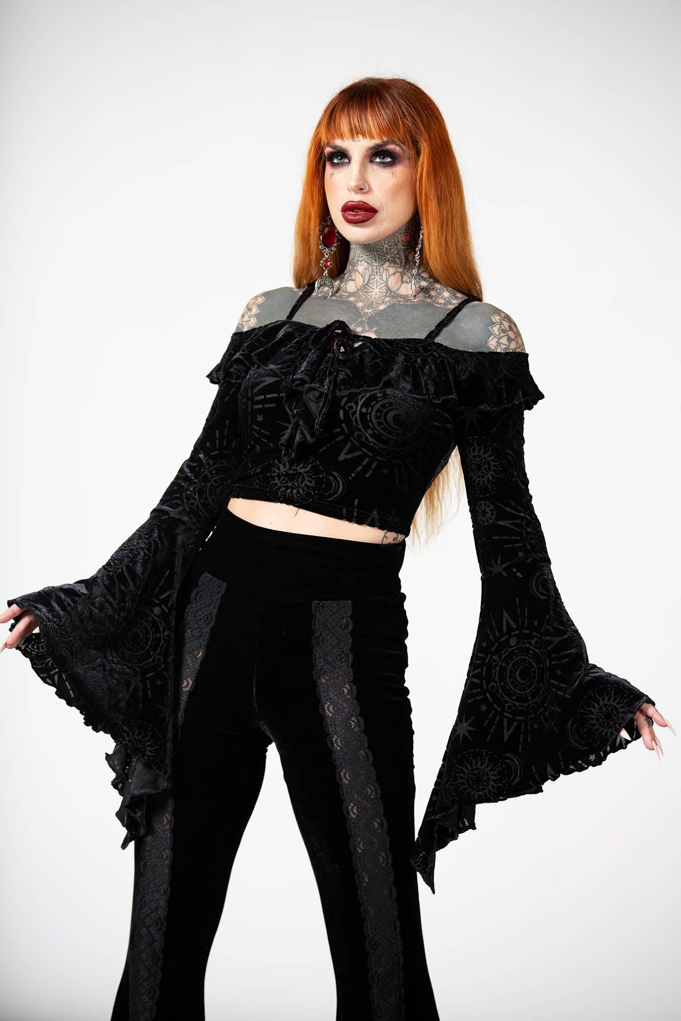 Hellmina Burnout Bardot Top Female Product Image