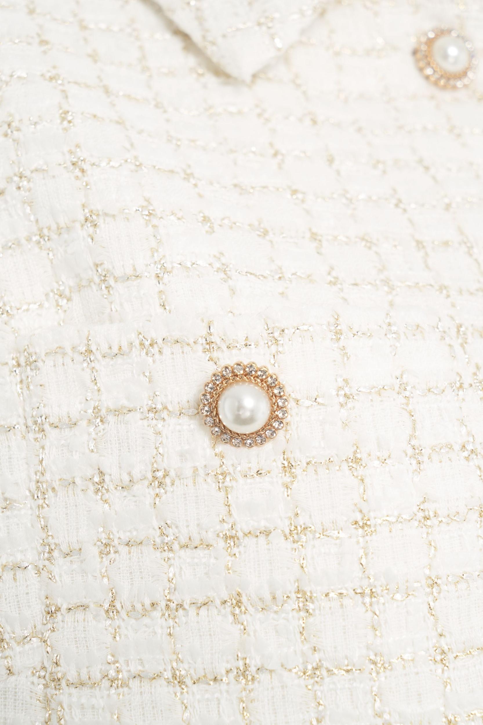 Short tweed vest Product Image