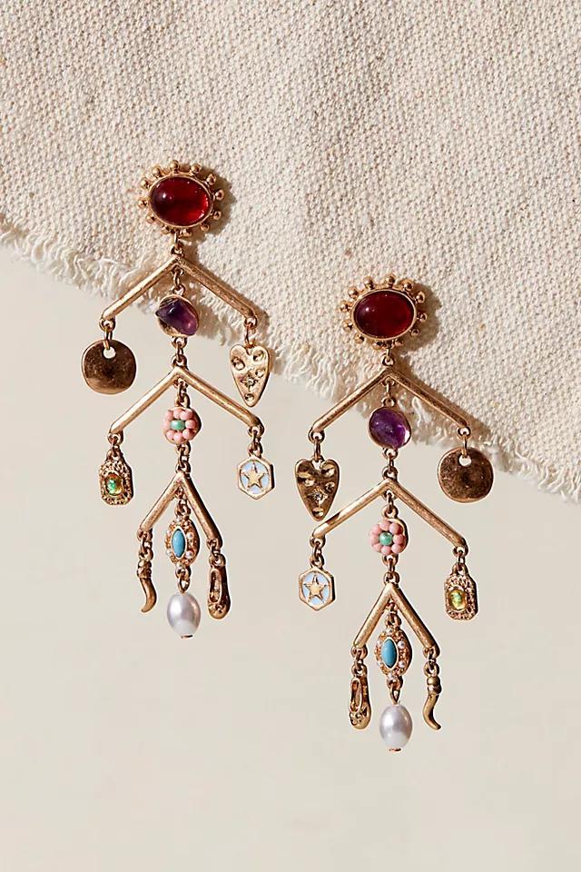 Maxy Charm Dangle Earrings Product Image