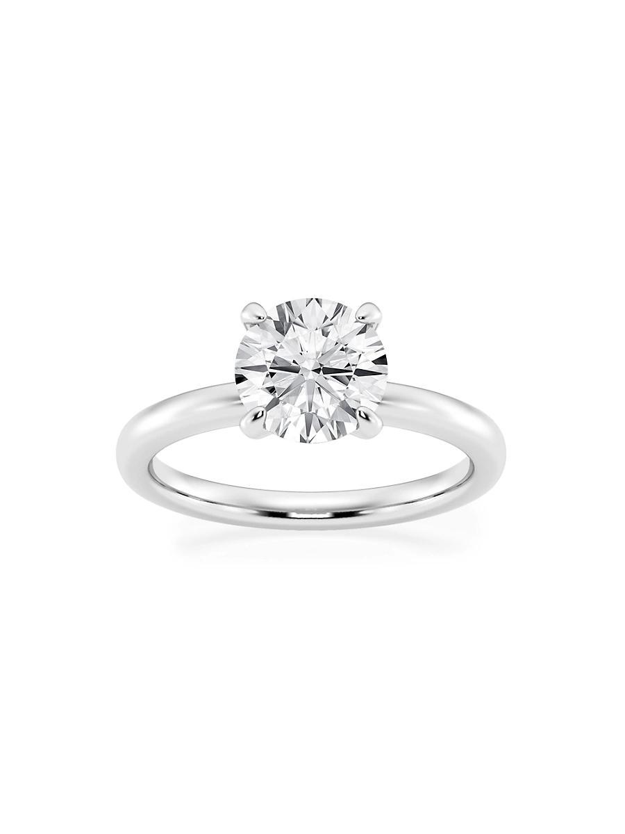 Womens Platinum & Round Lab-Grown Diamond Solitaire Ring/1.00-5.00 TCW Product Image