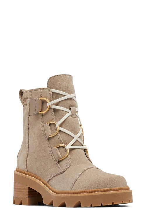 Sorel Joan Now Lace-Up Suede Lug Sole Platform Booties Product Image