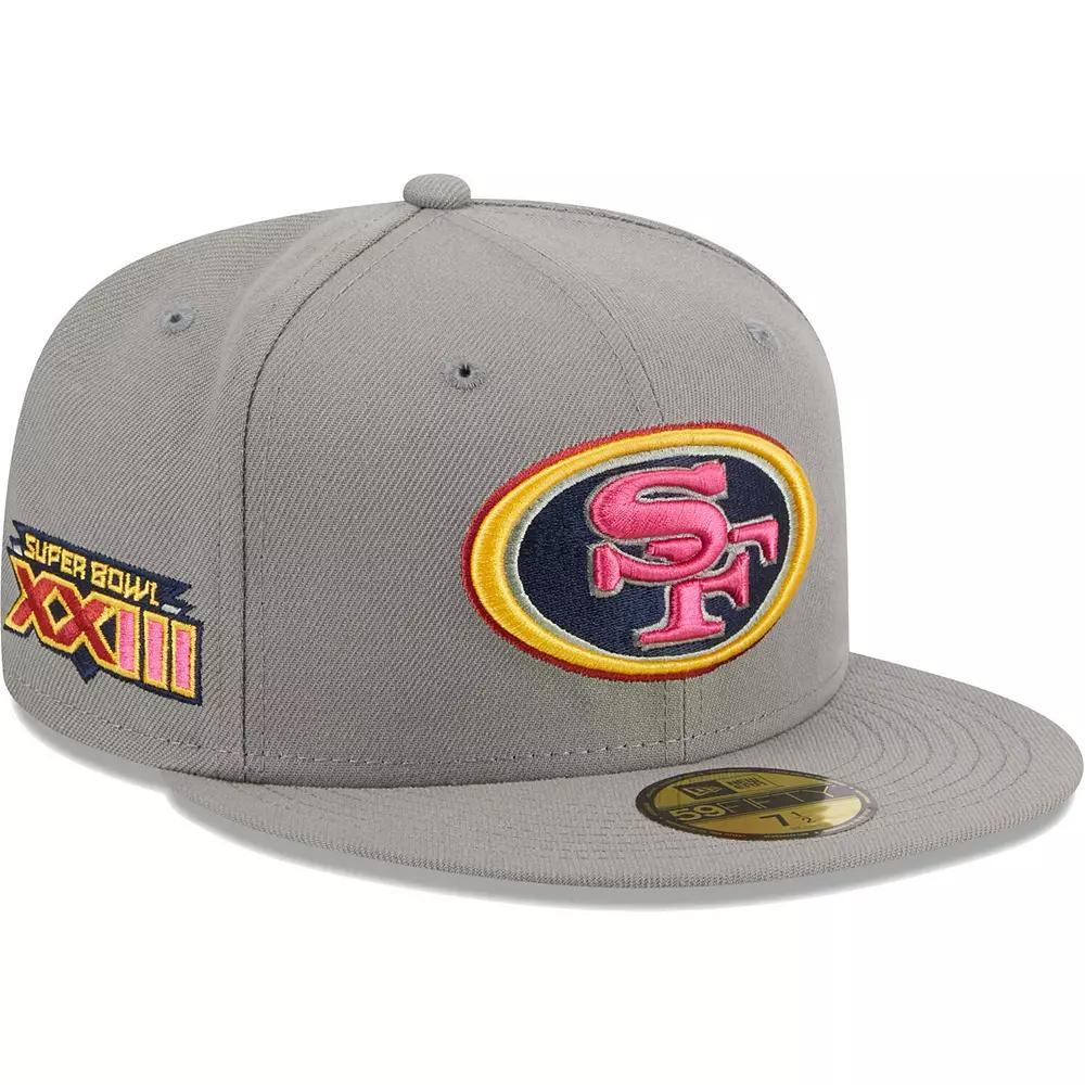 Men's New Era Gray San Francisco 49ers Color Pack 59FIFTY Fitted Hat,  Product Image