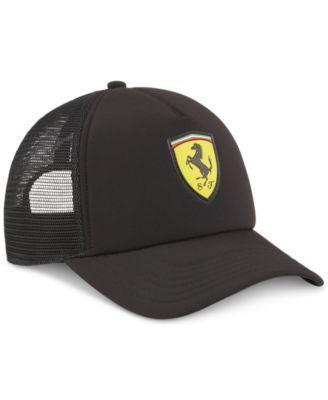 Puma Mens Ferrari Race Logo Shield Snapback Trucker Cap Product Image