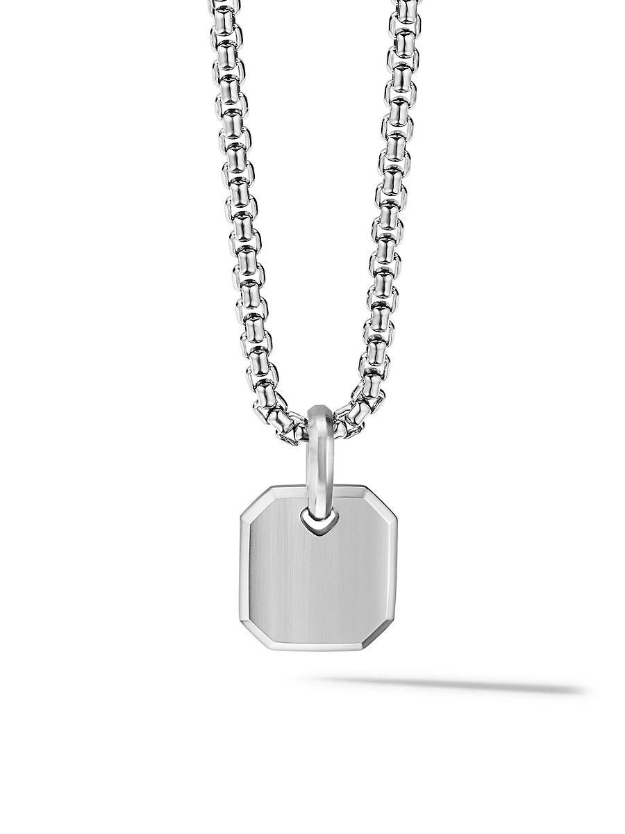 Mens Roman Amulet in Platinum, 15MM Product Image