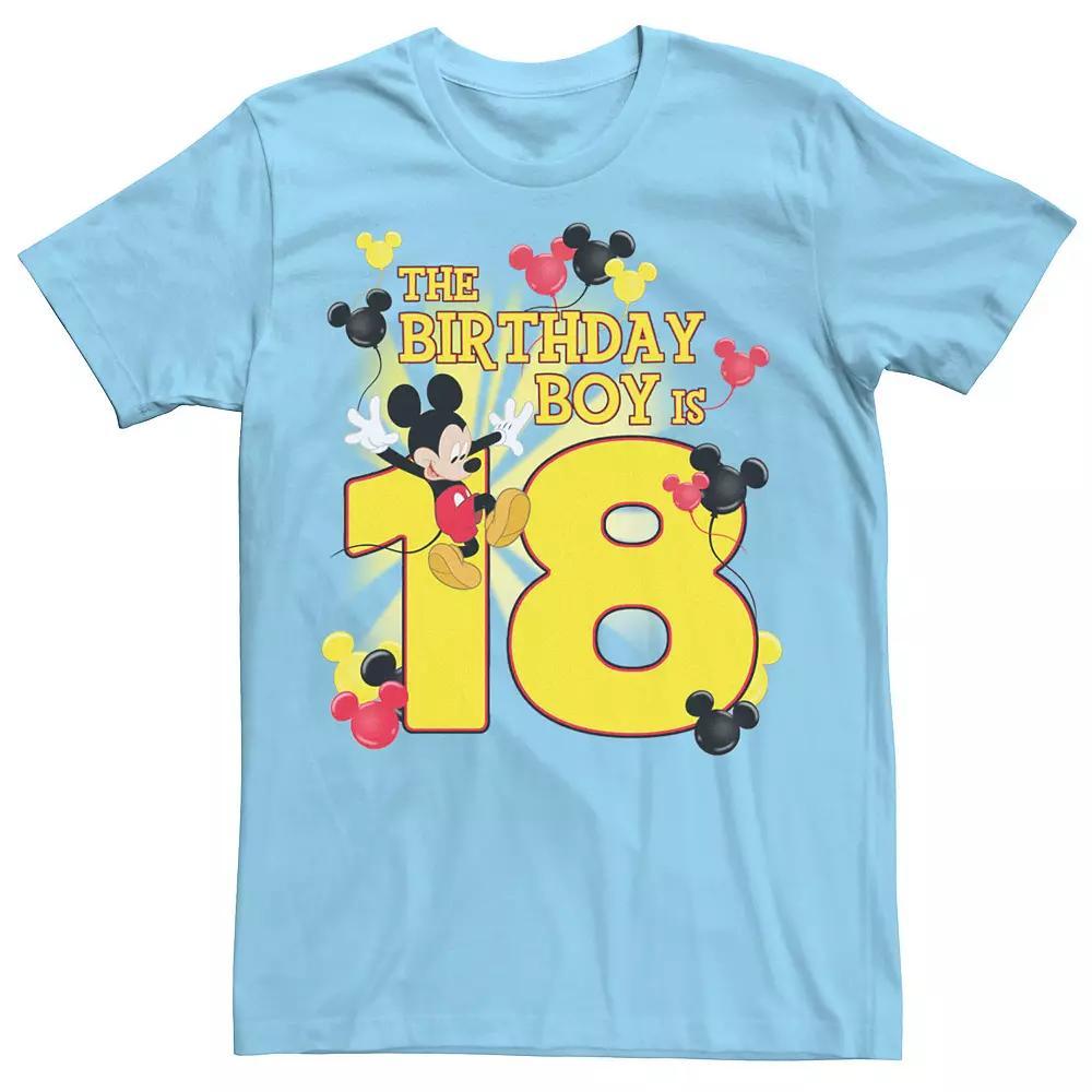 Disney's Mickey & Friends Men's 18 Year Old Birthday Boy Tee,  Product Image