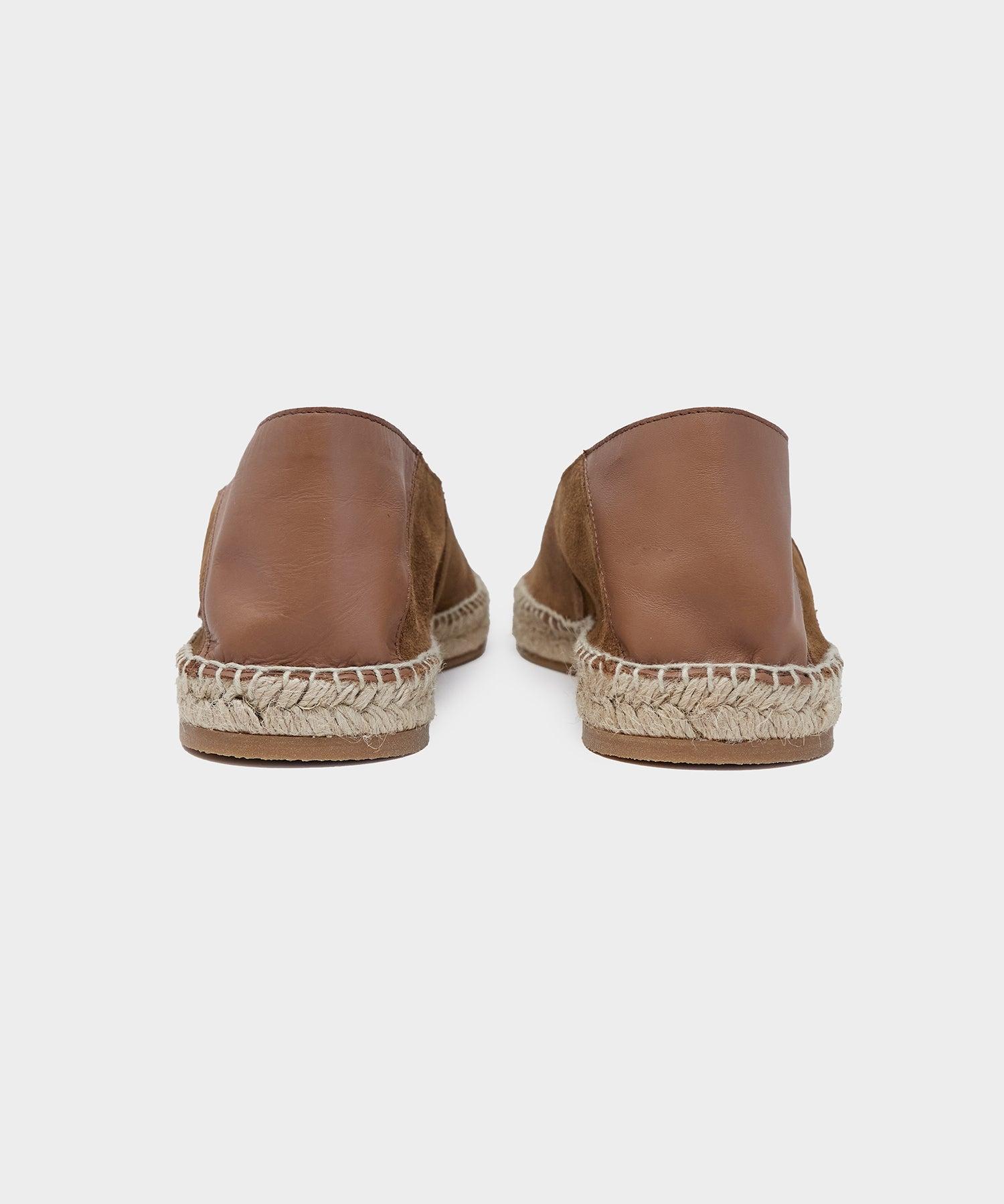 Suede Espadrille in Tobacco Product Image