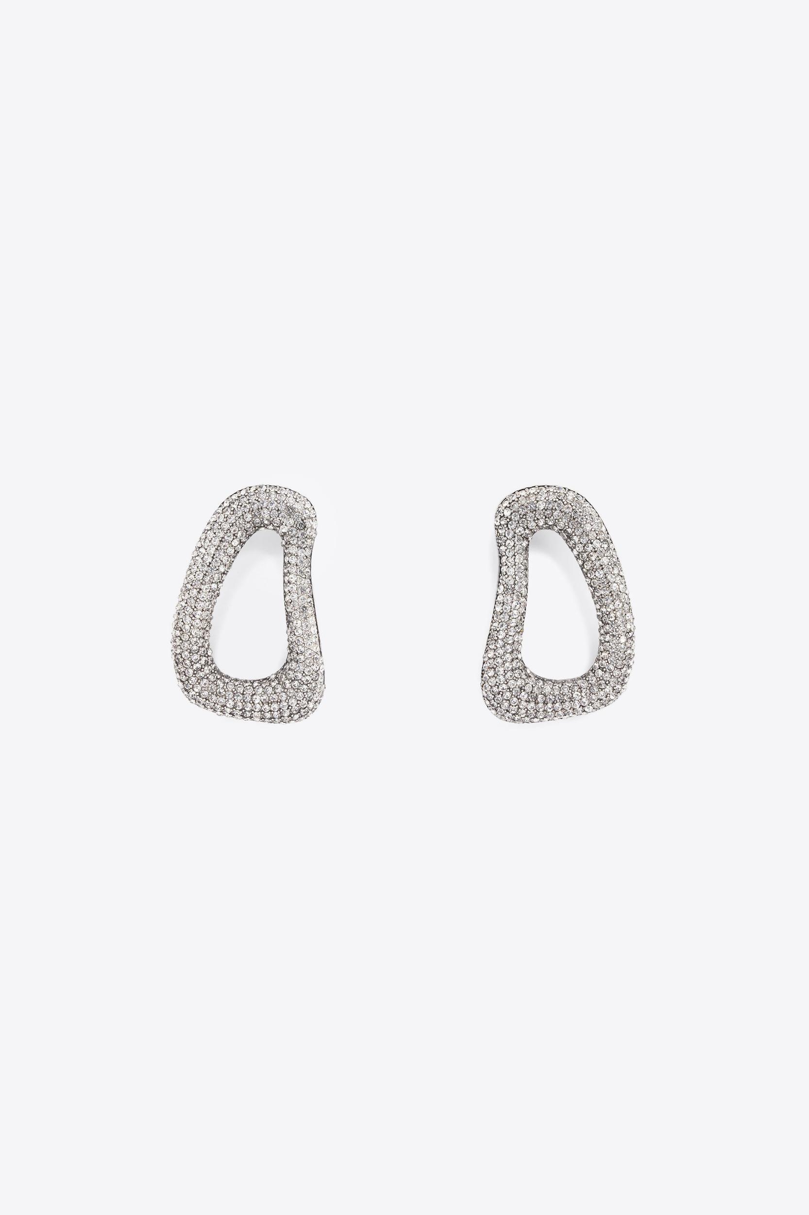 Crystal Link Earrings Product Image