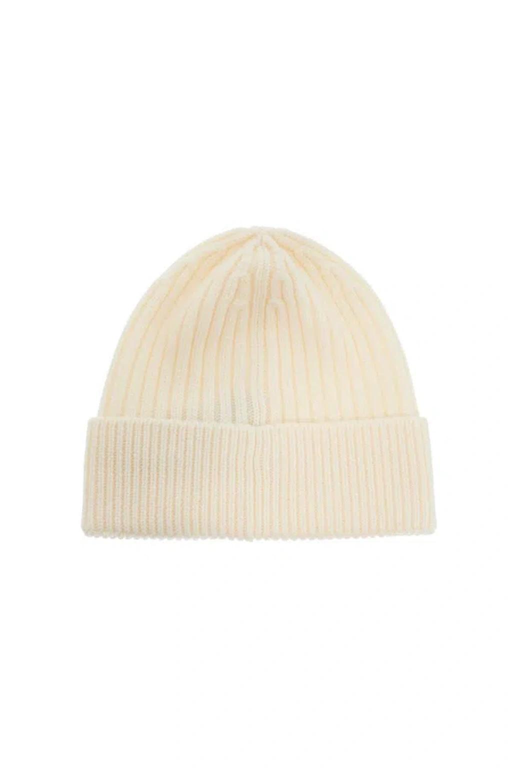 Virgin Wool Beanie Hat In In Neutro Product Image