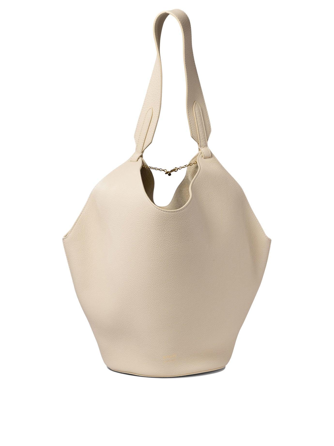 KHAITE Women's Shoulder Bags In White Product Image