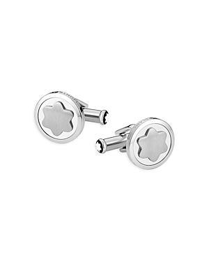 Montblanc Snowcap Stainless Steel Cufflinks Product Image