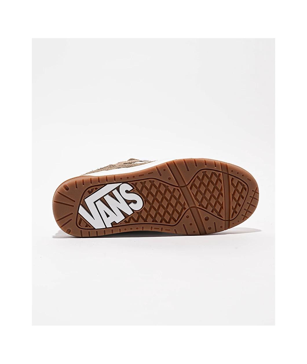 Vans Upland Tri-Tone Walnut Brown Skate Shoes Product Image