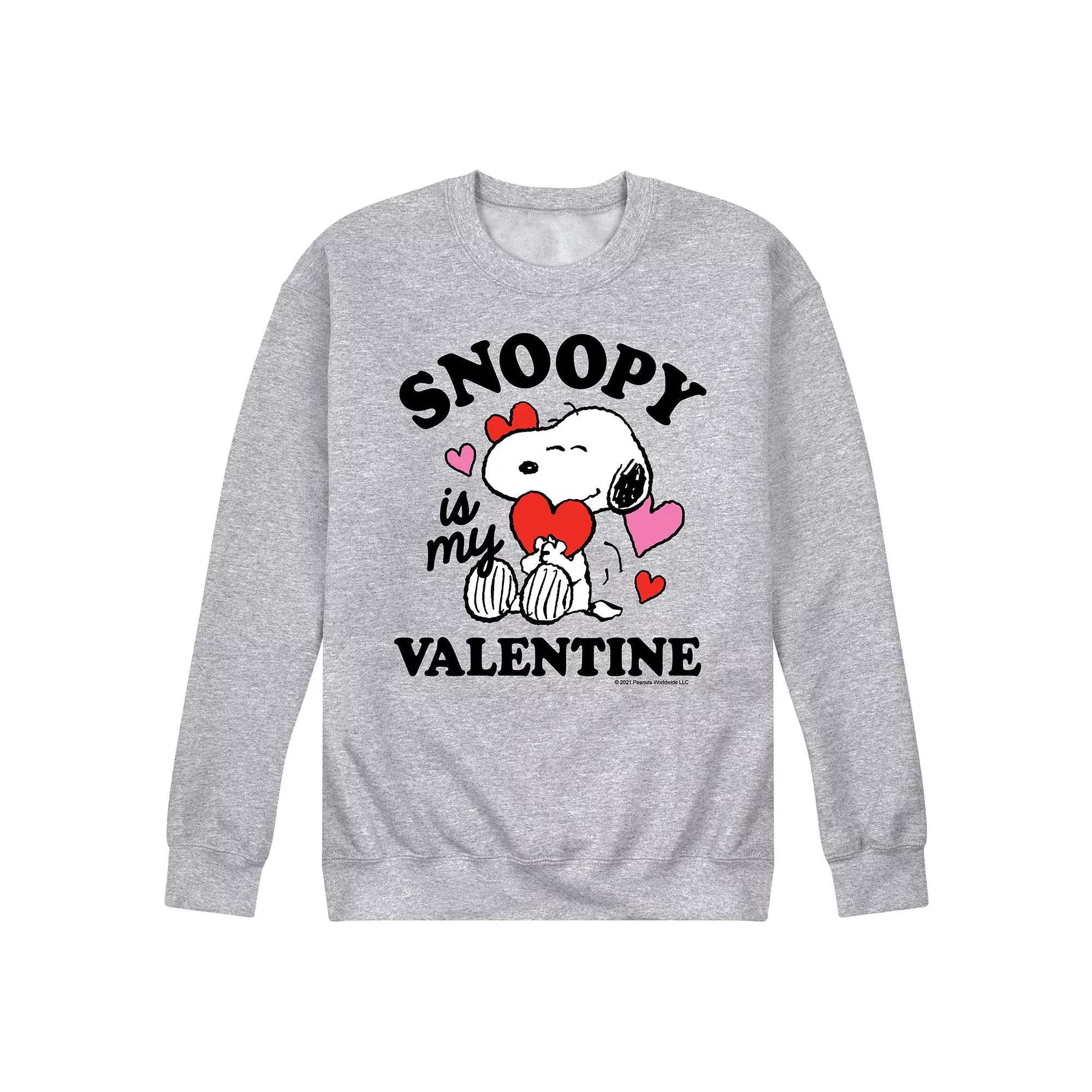 Men's Peanuts Snoopy My Valentine Sweatshirt,  Product Image