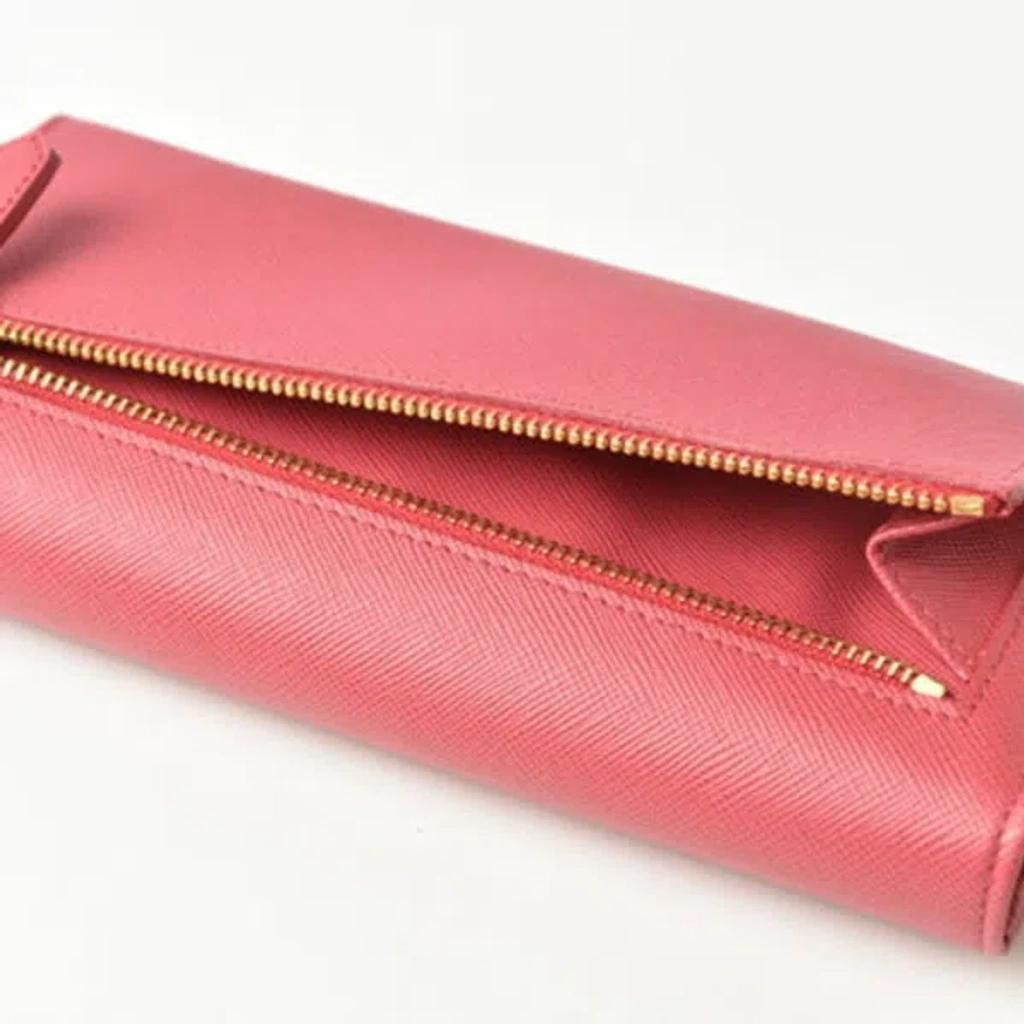 Saffiano Metal Wallet () In Pink Product Image