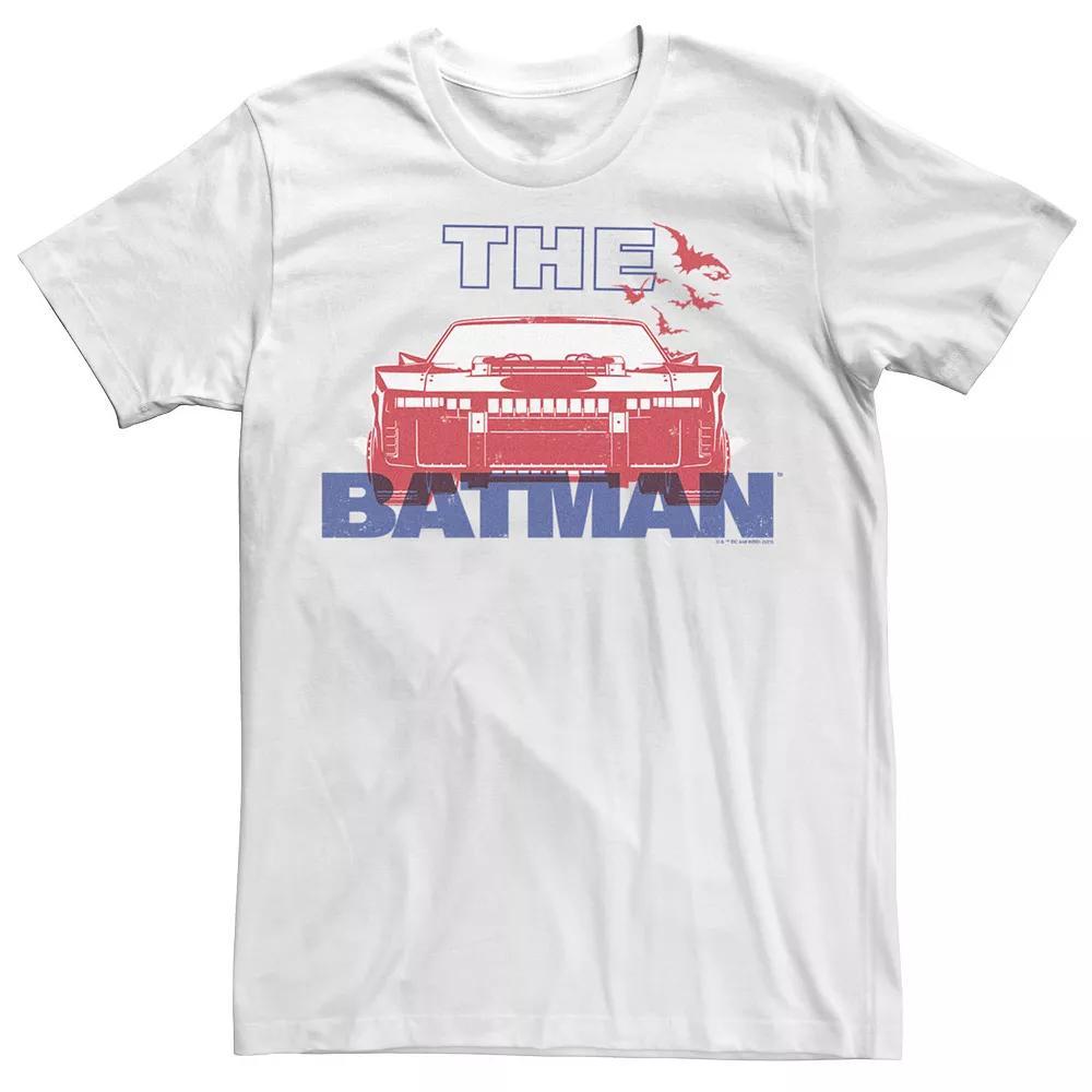 Men's DC Comics The Batman Red Batmobile Tee,  Product Image
