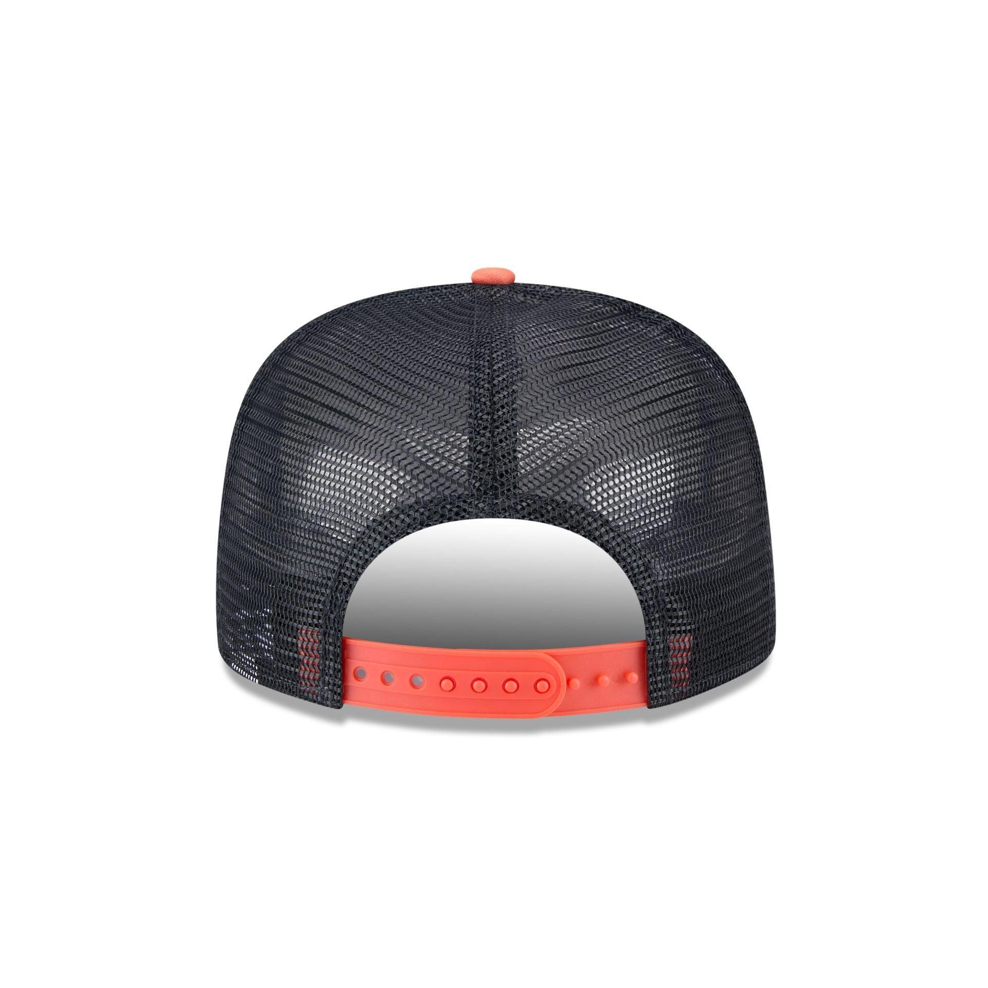 Houston Astros Retro Script 9FIFTY A-Frame Trucker Hat Male Product Image