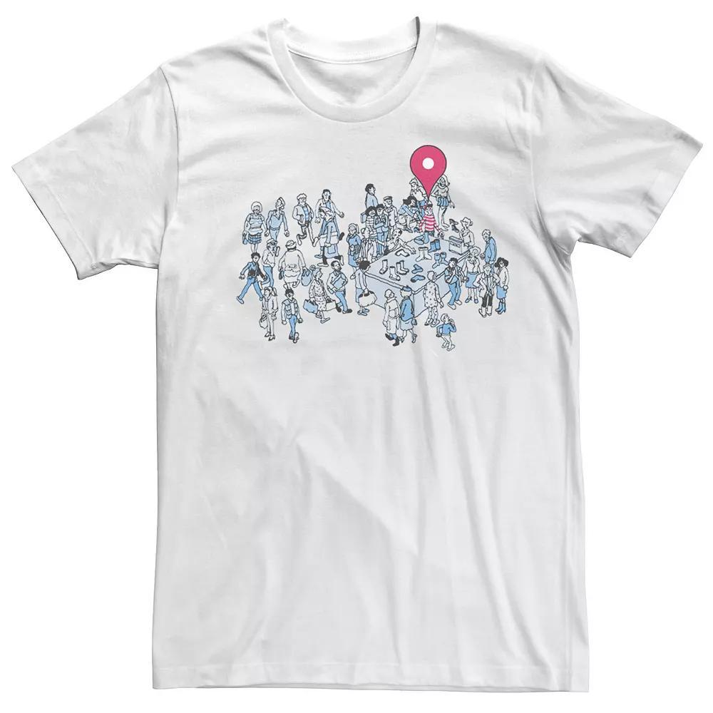 Men's Where's Waldo Location Found Him Shopping Tee,  Product Image