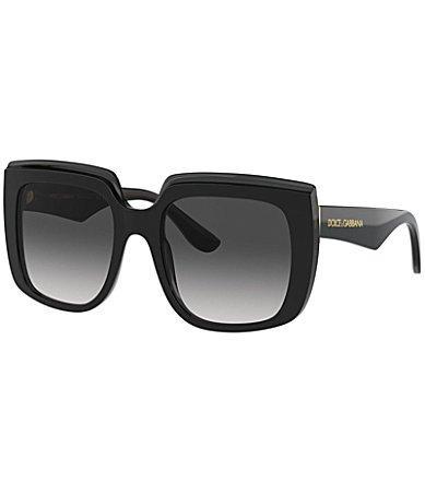 DOLCE & GABBANA Women's Low Bridge Fit Sunglasses, Dg4414f In Trans Black Product Image