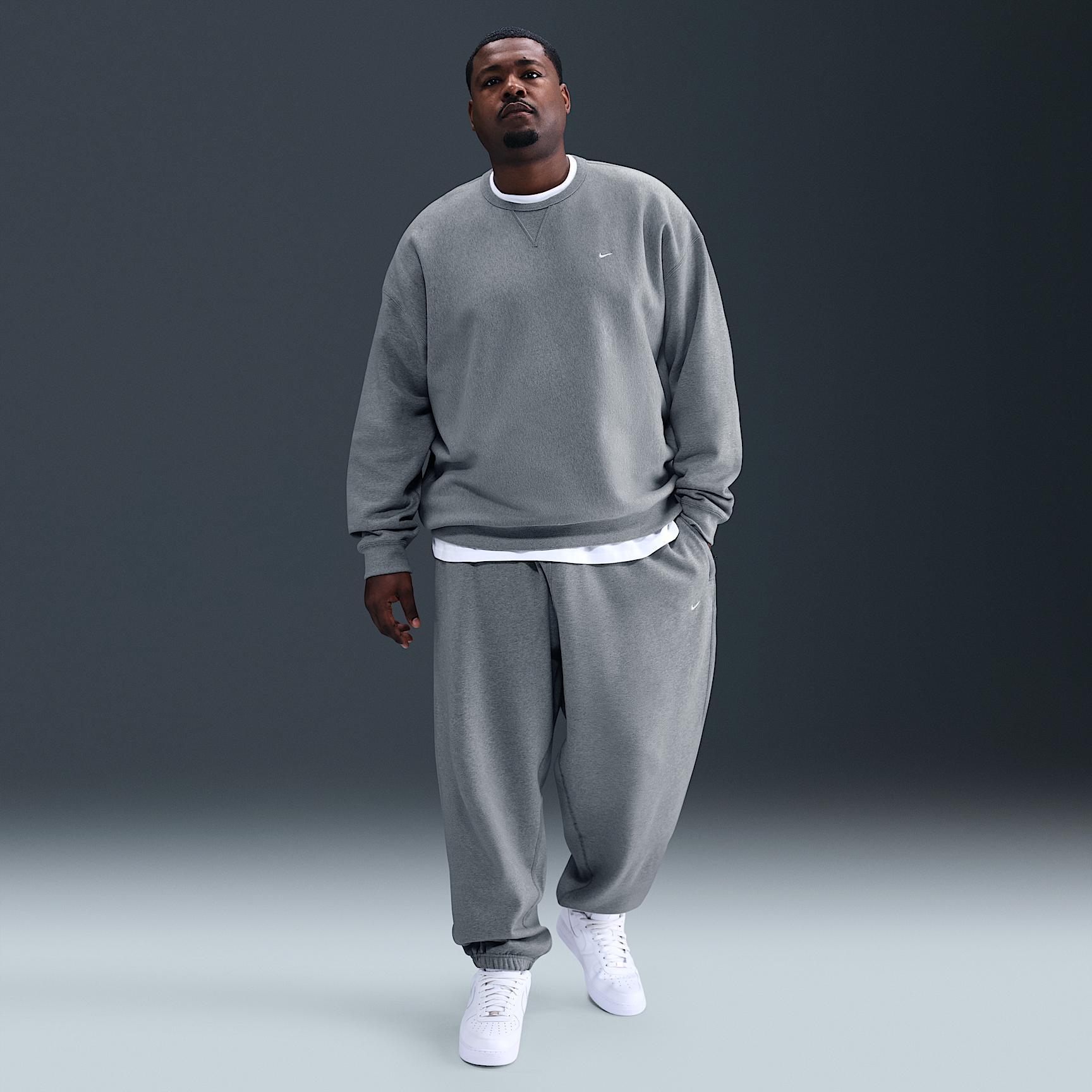 Nike Mens Solo Swoosh Fleece Crew | HV1086-063 Product Image