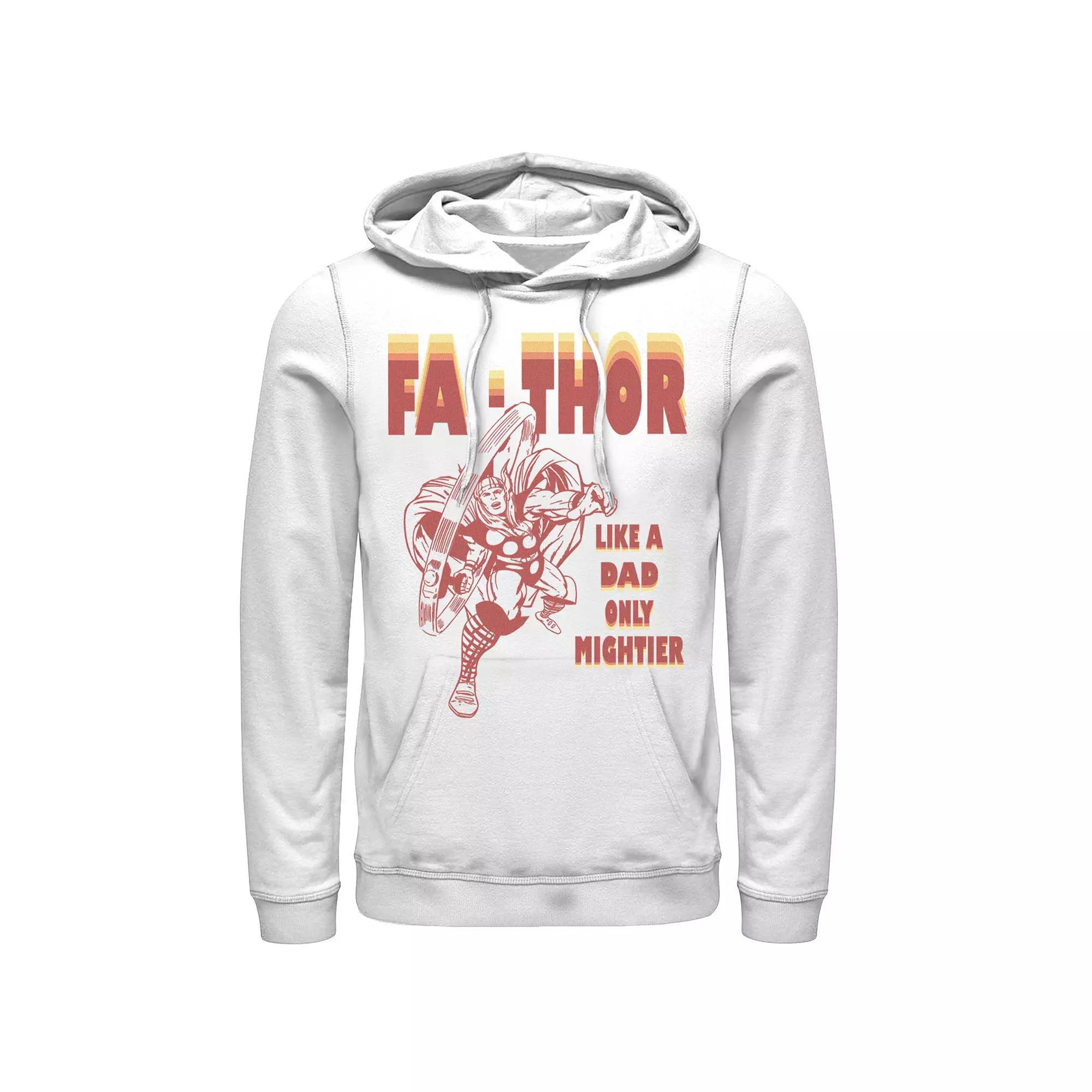 Men's Marvel Fa-Thor Like A Dad Only Mightier Retro Father's Day Hoodie,  Product Image