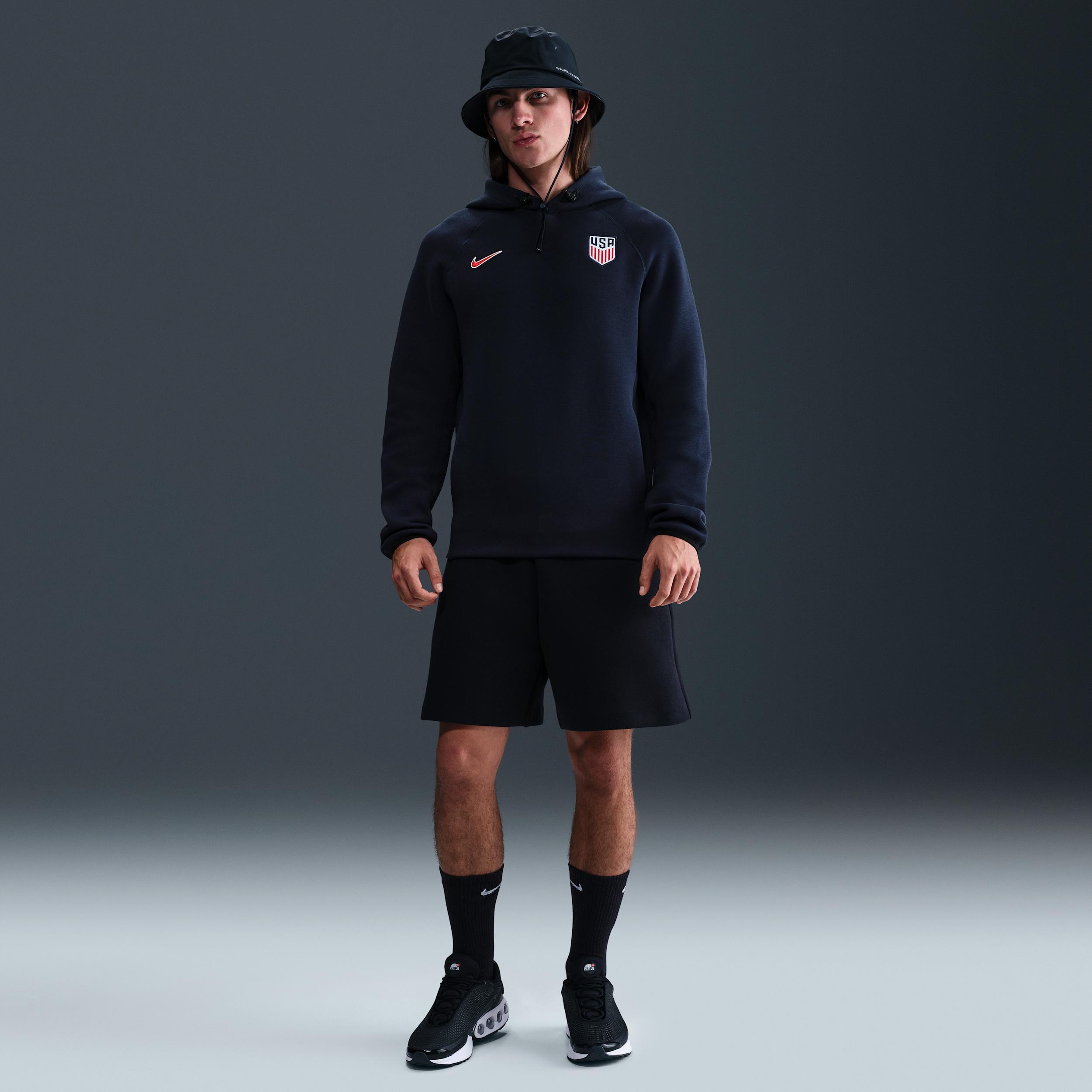 USMNT Tech Nike Mens Soccer Fleece Pullover Hoodie | HF5110-451 Product Image