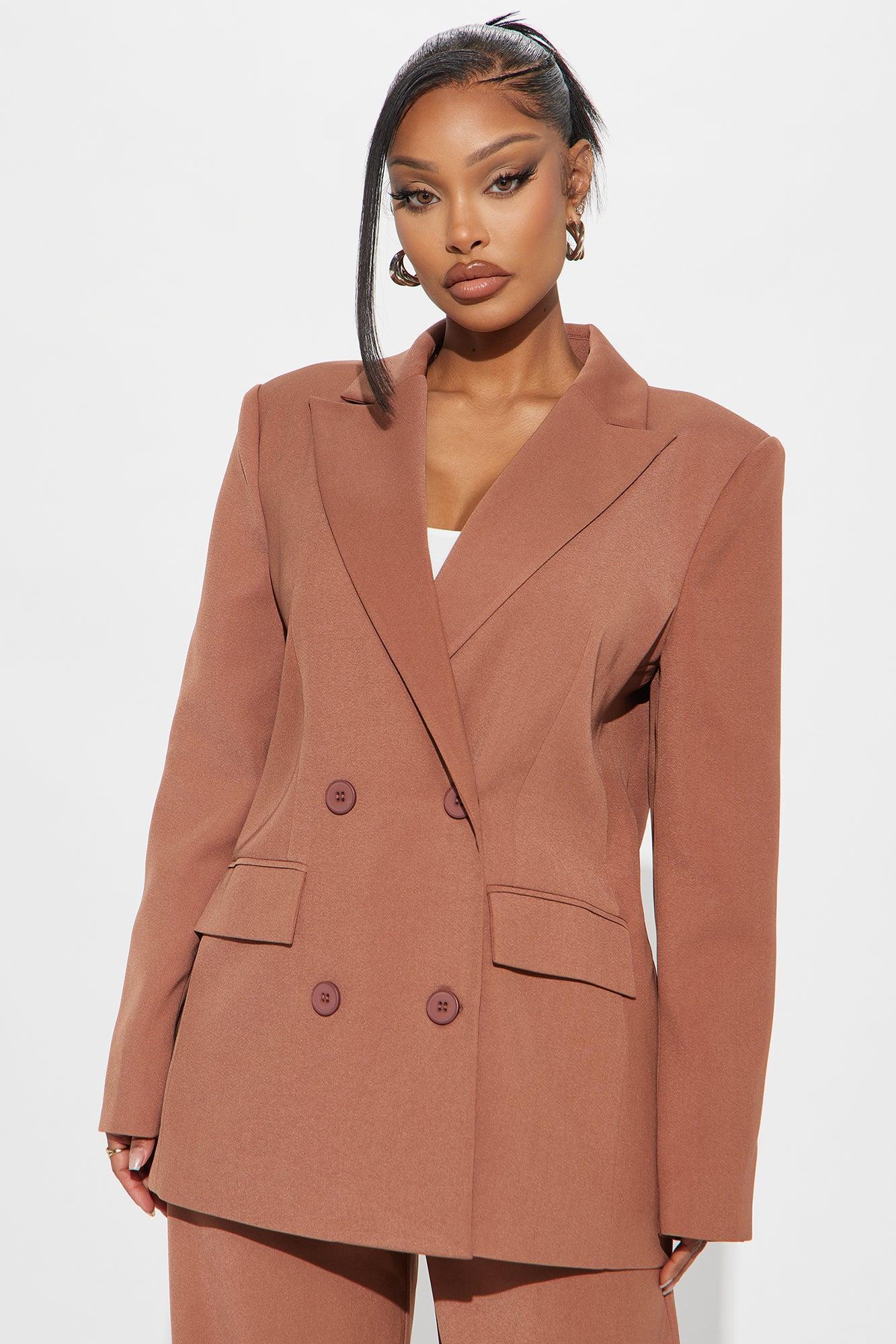 Making Deliverables Blazer - Mocha Product Image