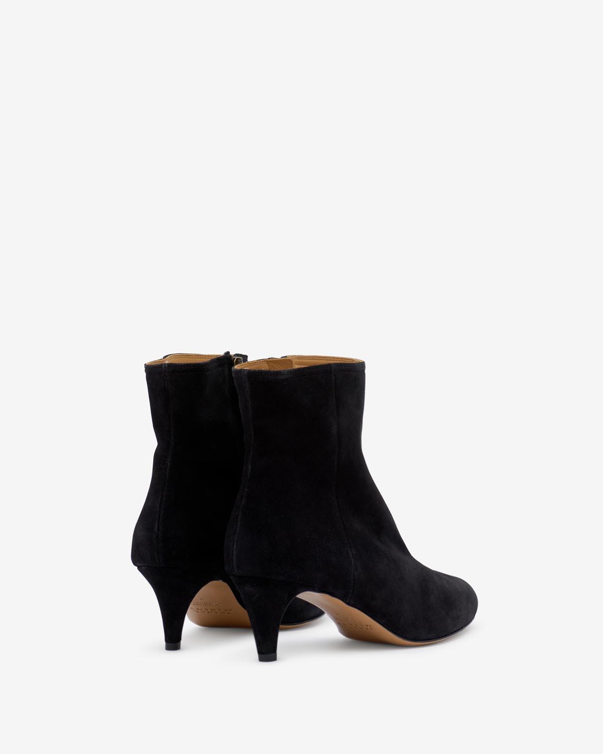 ISABEL MARANT Deone Ankle Boots In Black Product Image