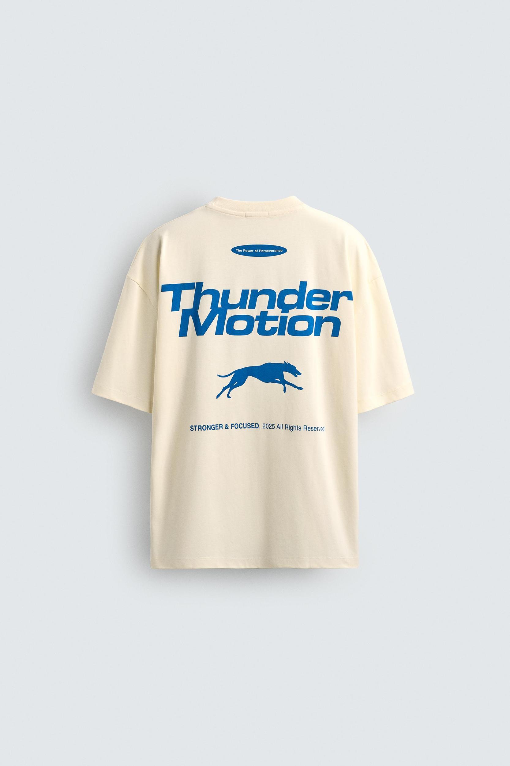 CONTRAST PRINT T-SHIRT Product Image