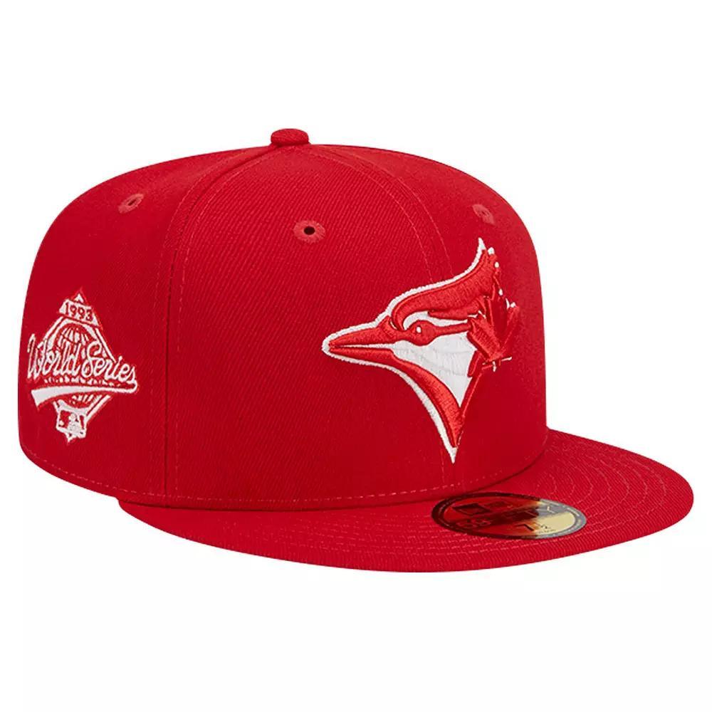 Men's New Era Red Toronto Blue Jays Logo 59FIFTY Fitted Hat, Size: 7 1/2, Jay Red Product Image