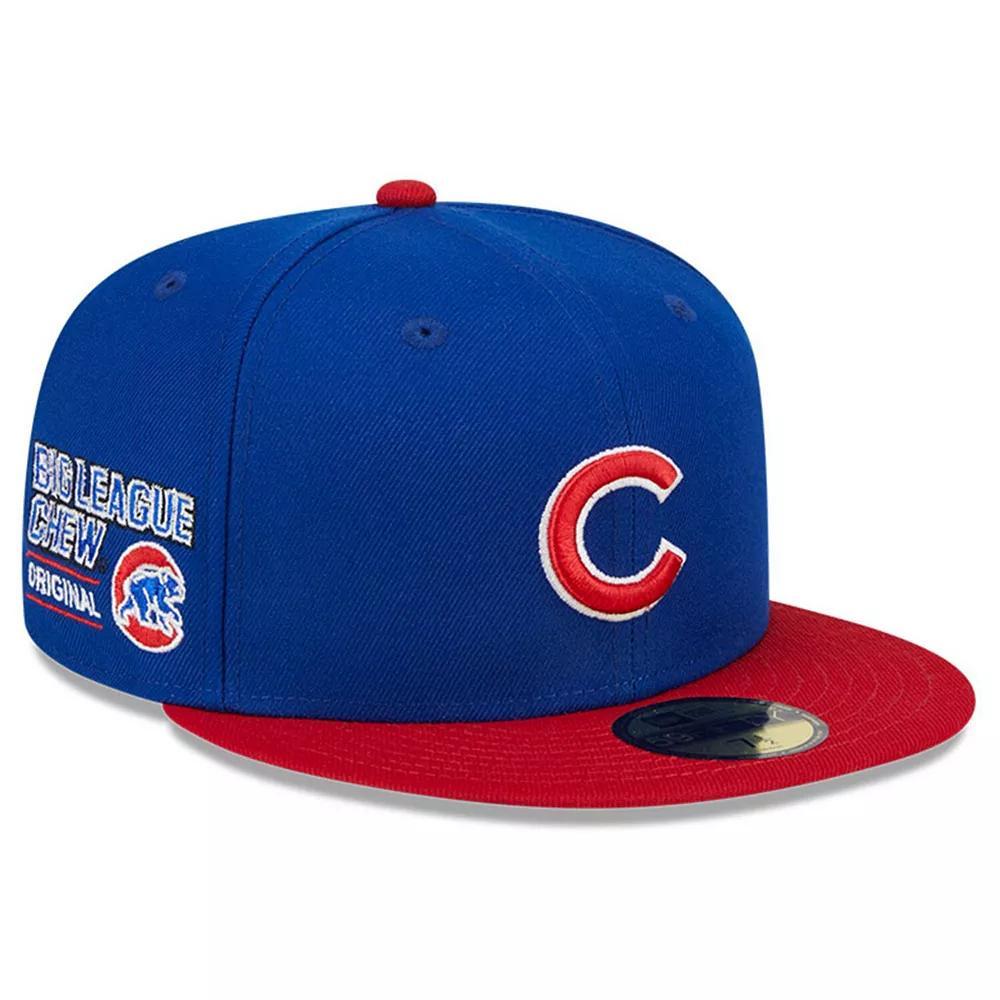 Men's New Era Royal Chicago Cubs Big League Chew Team 59FIFTY Fitted Hat,  Product Image