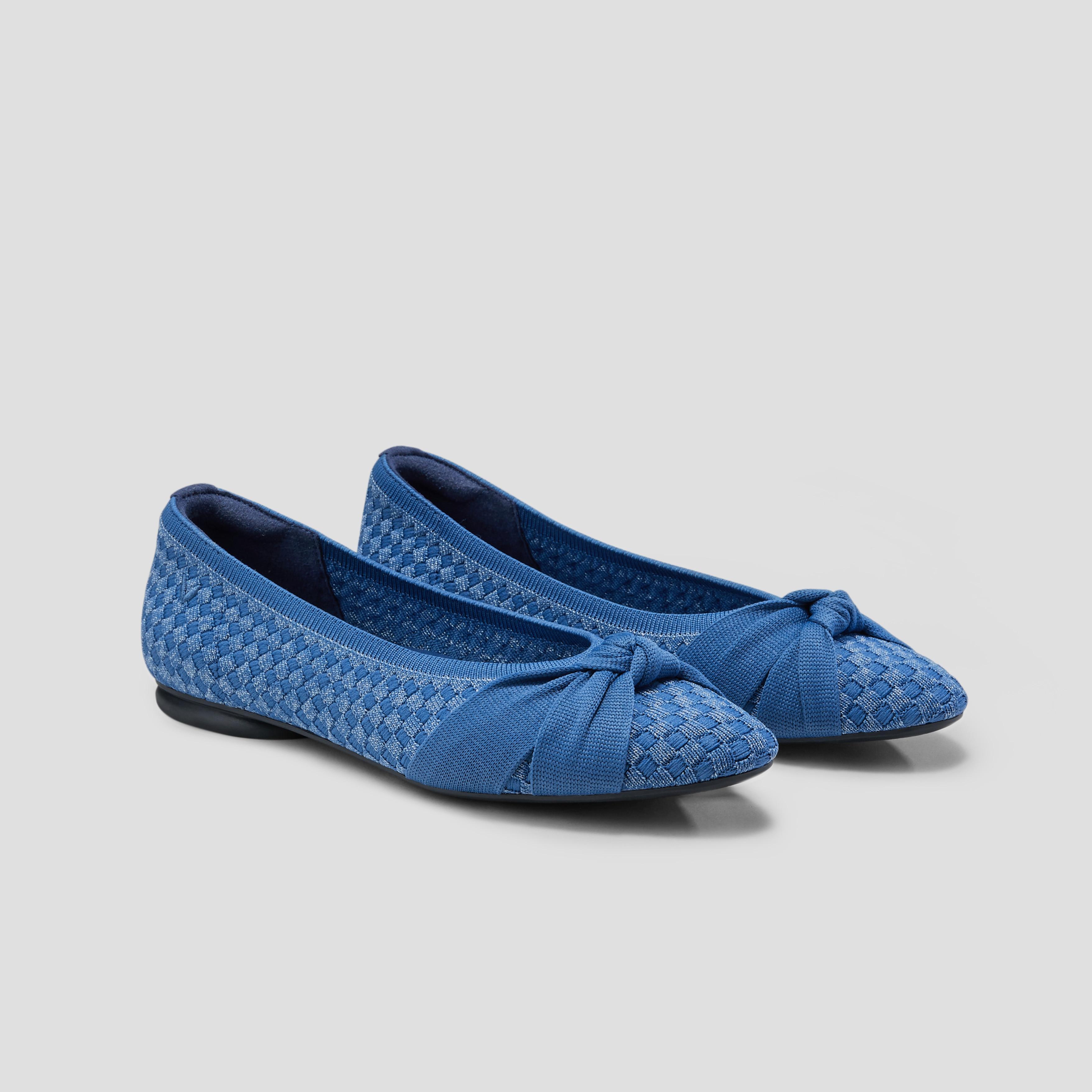 Almond-Toe Knotted Flats (Bibi) Product Image