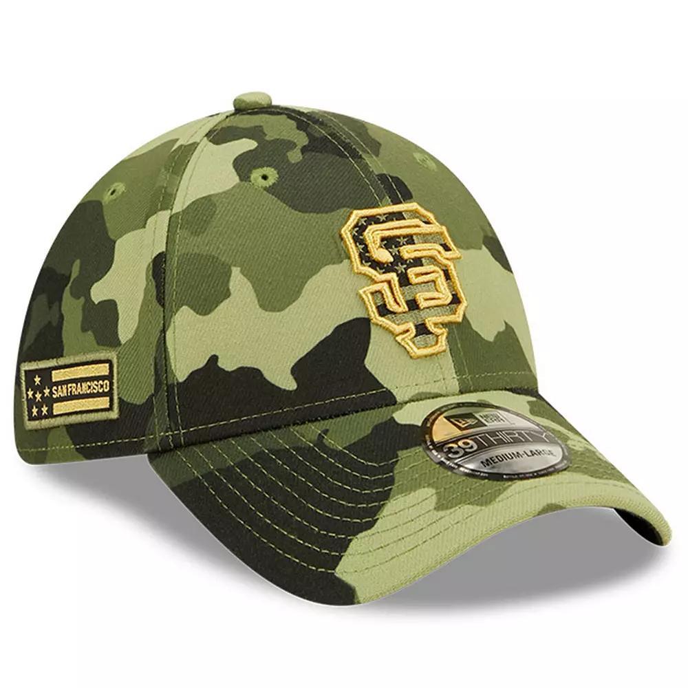 Men's New Era Camo San Francisco Giants 2022 Armed Forces Day 39THIRTY Flex Hat,  Product Image