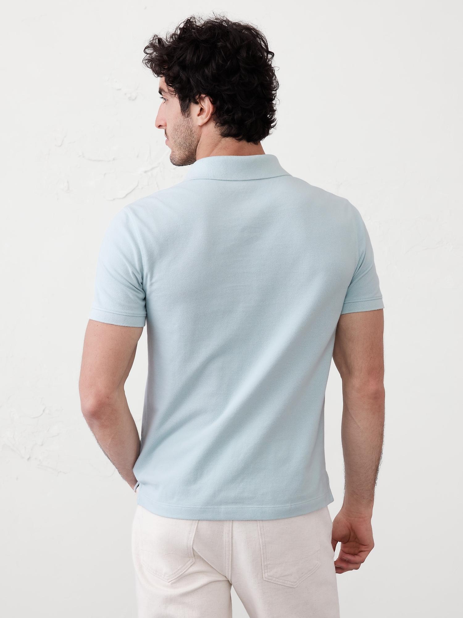 Slim Cotton Pique Polo Product Image