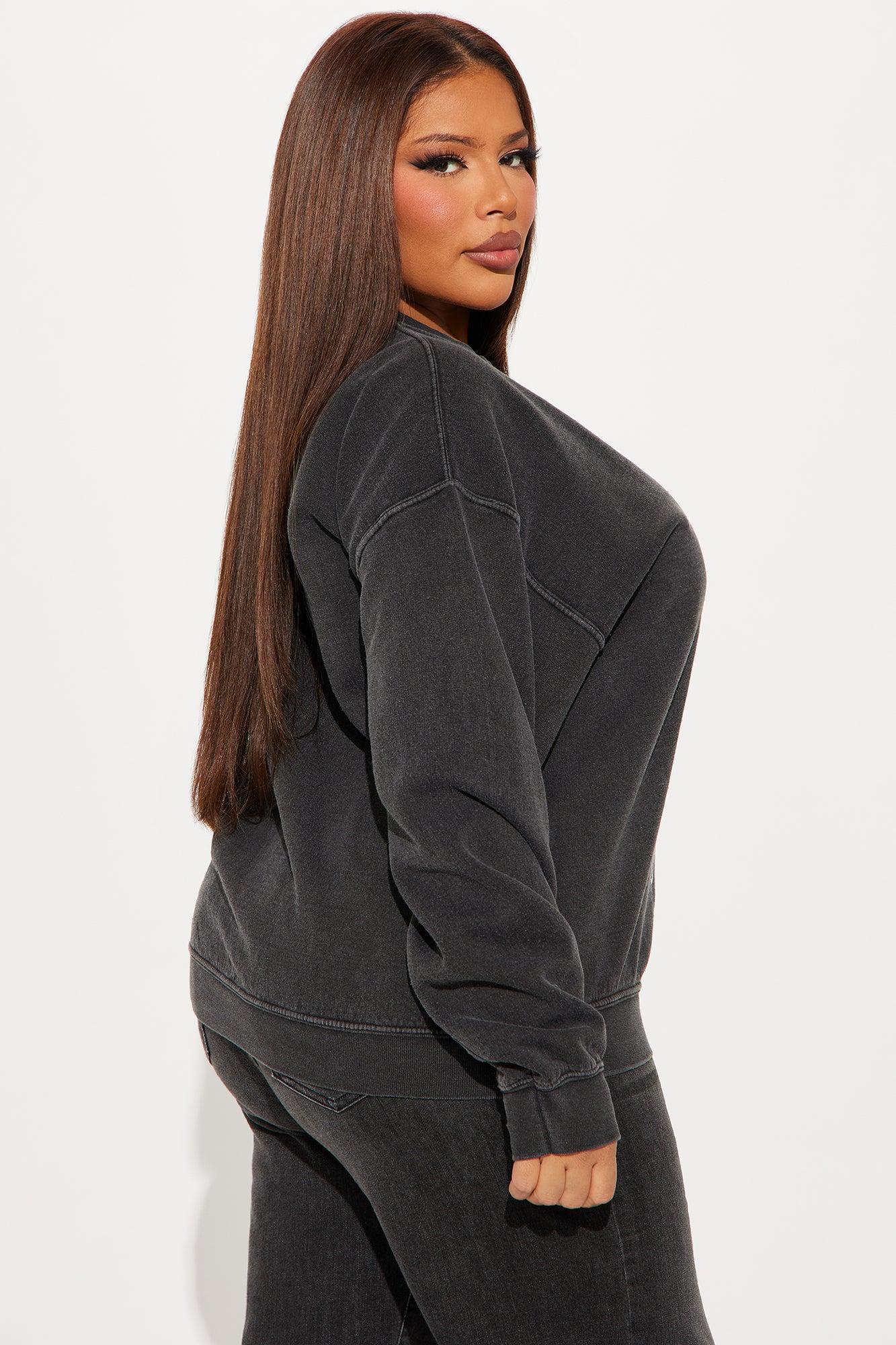 Britney Spears Slave 4 You Washed Sweatshirt - Black Product Image