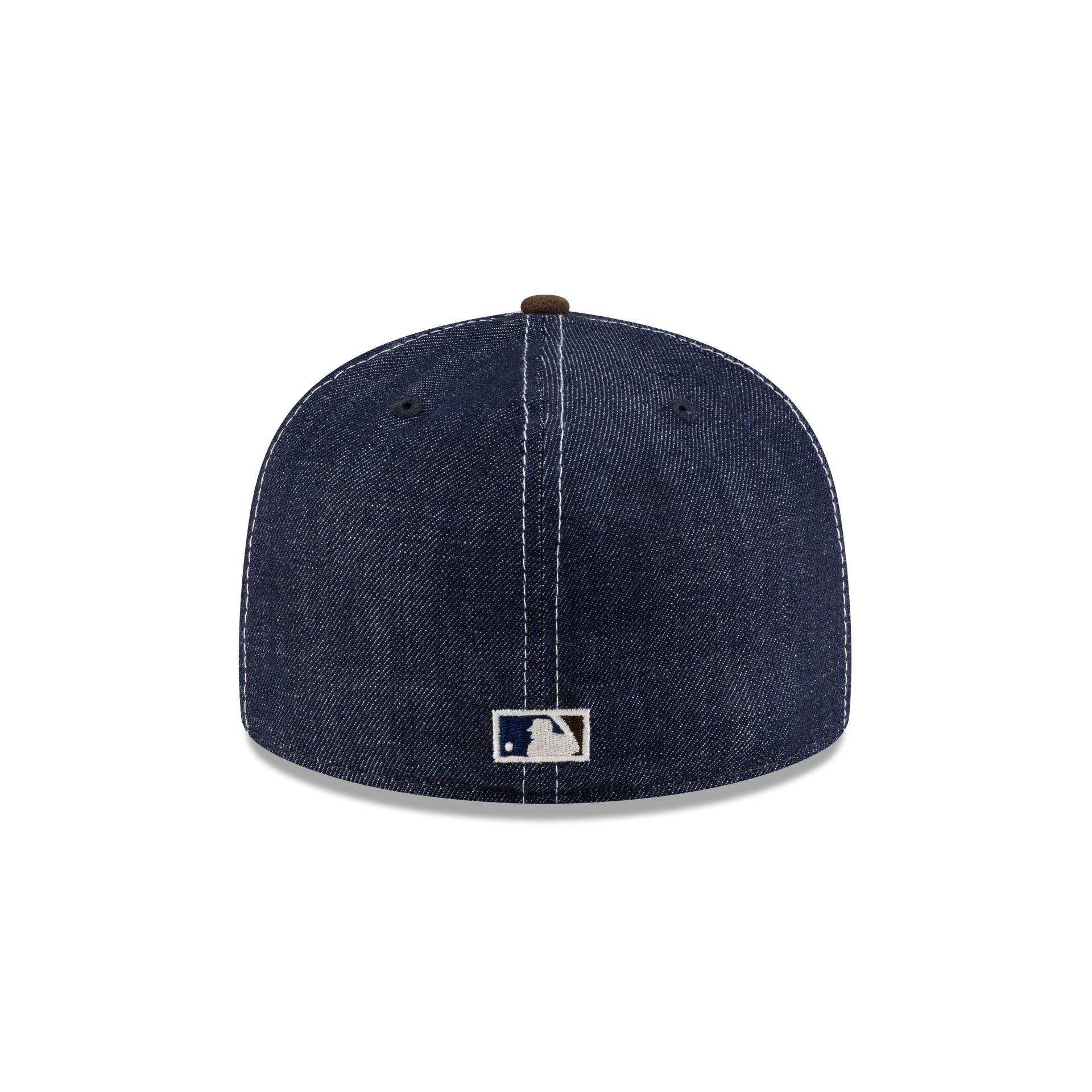 Houston Astros Houston Pack Denim Los Astros 59FIFTY A-Frame Fitted Hat Male Product Image